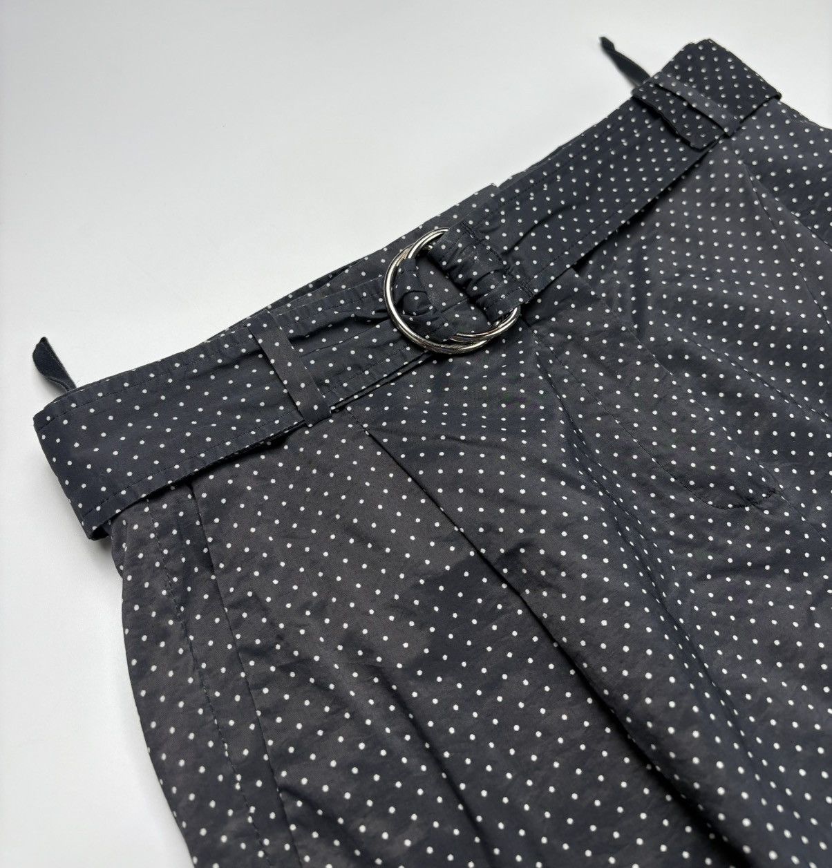 Celine Celine Phoebe Philo Polka Lightweight Belted Trousers Size 26" / US 2 / IT 38 - 3 Thumbnail