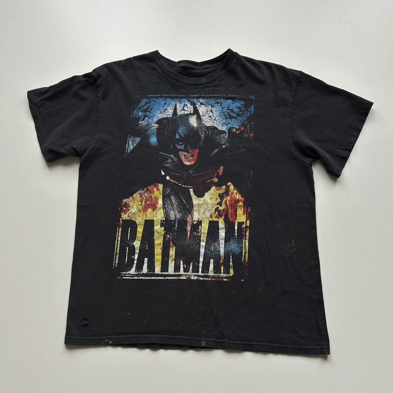 DC Comics Vintage Y2K Batman DC Comics Movie Graphic T Shirt Large Size US L / EU 52-54 / 3 - 1 Thumbnail