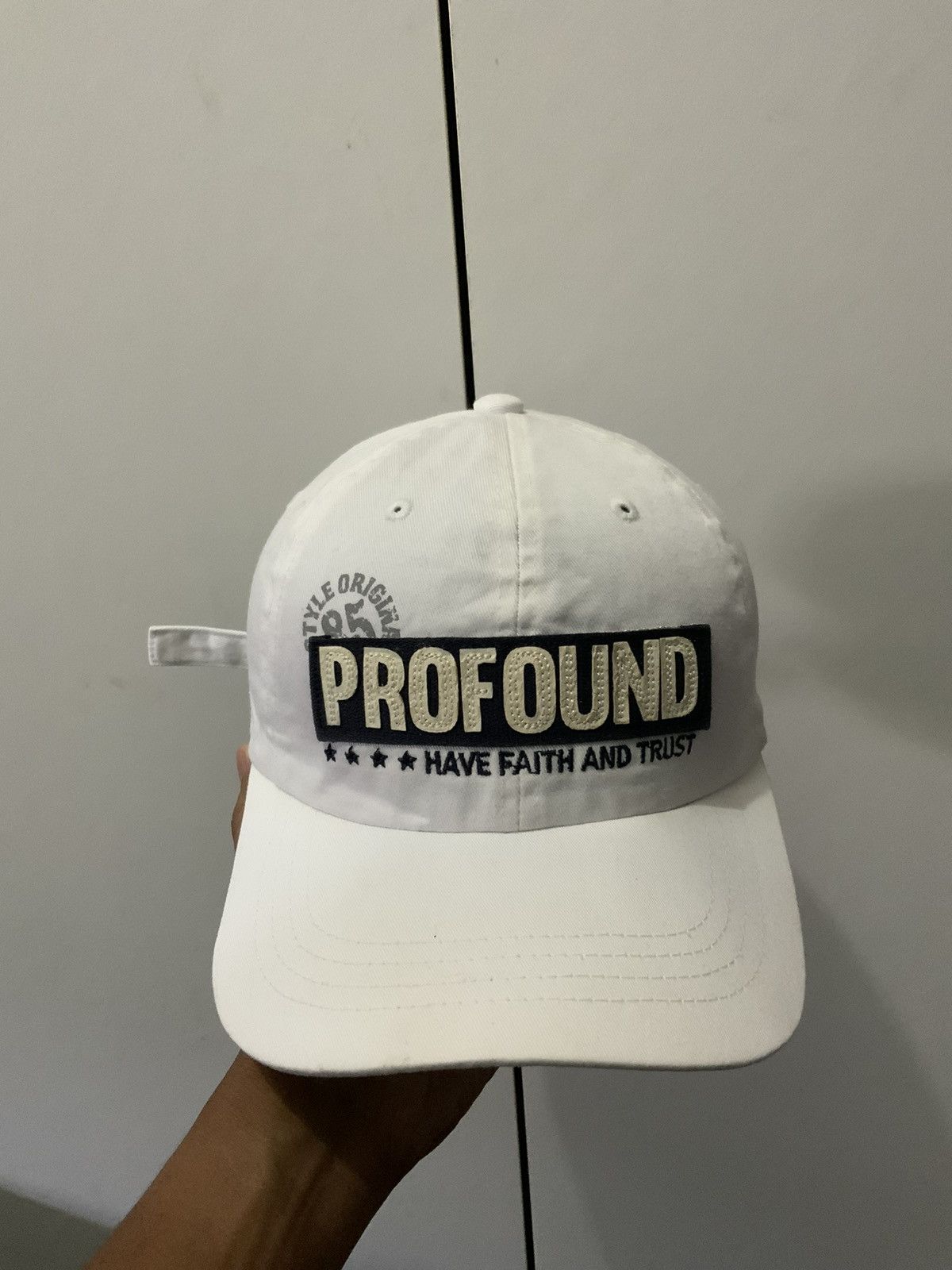 Michel Klein Profound Michel Klein Paris White Hat Cap Size ONE SIZE - 1 Thumbnail
