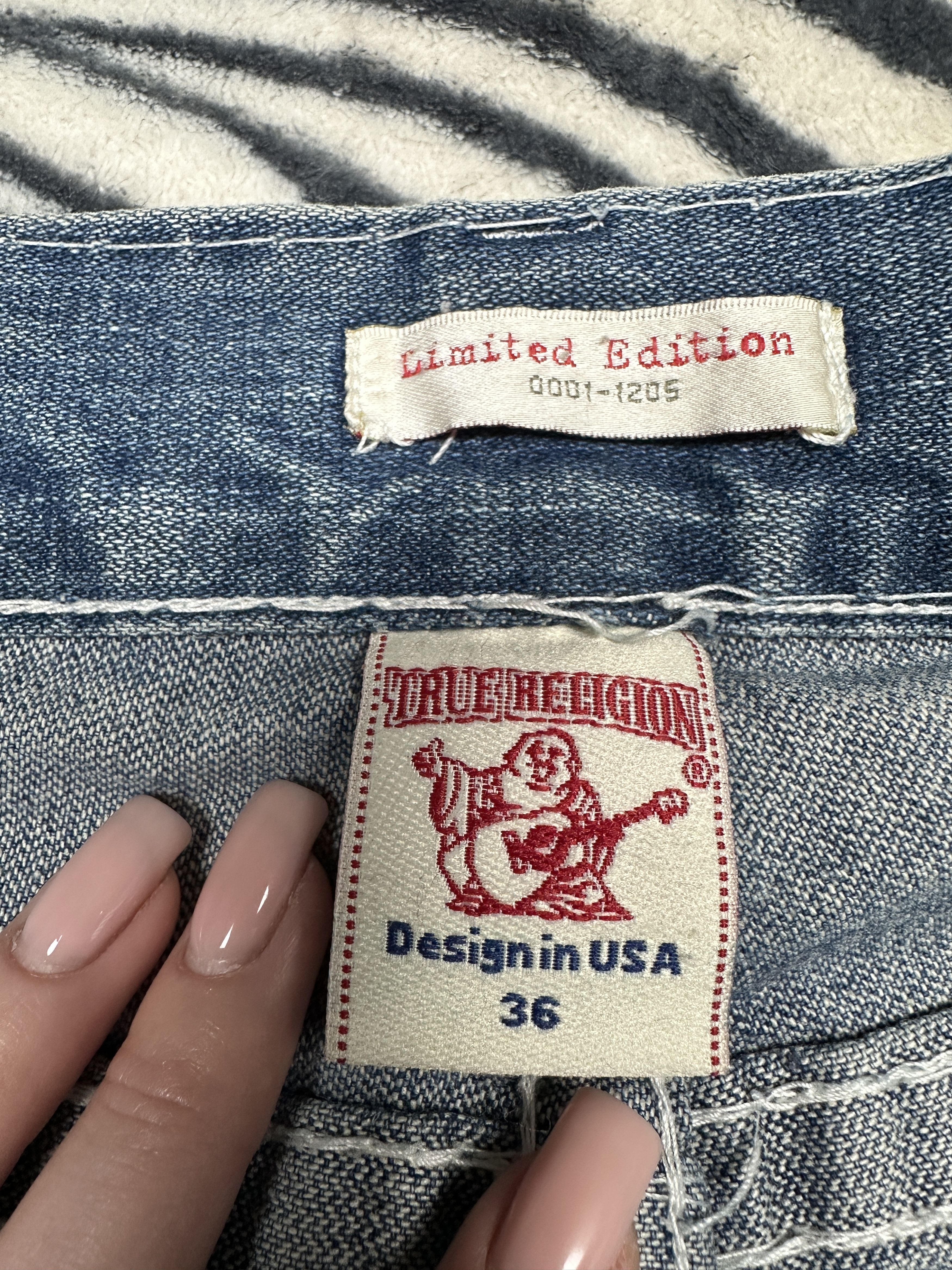 True Religion True Religion Limited Edition Mens Denim Pants Jeans Size US 36 / EU 52 - 11 Thumbnail