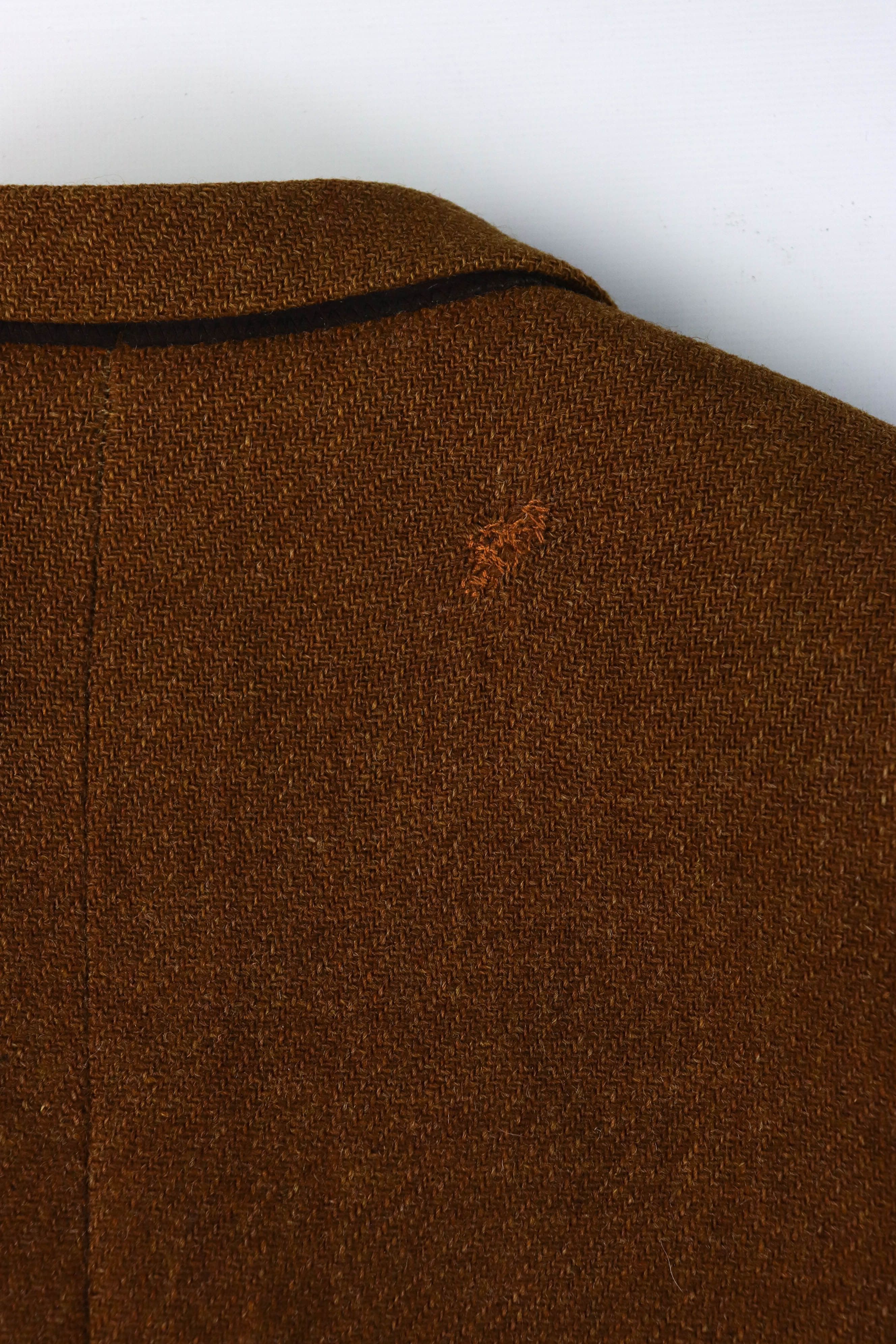 Hackett HACKETT England Made Leather Patches Distressed Tweed Blazer Size US M / EU 48-50 / 2 - 16 Thumbnail