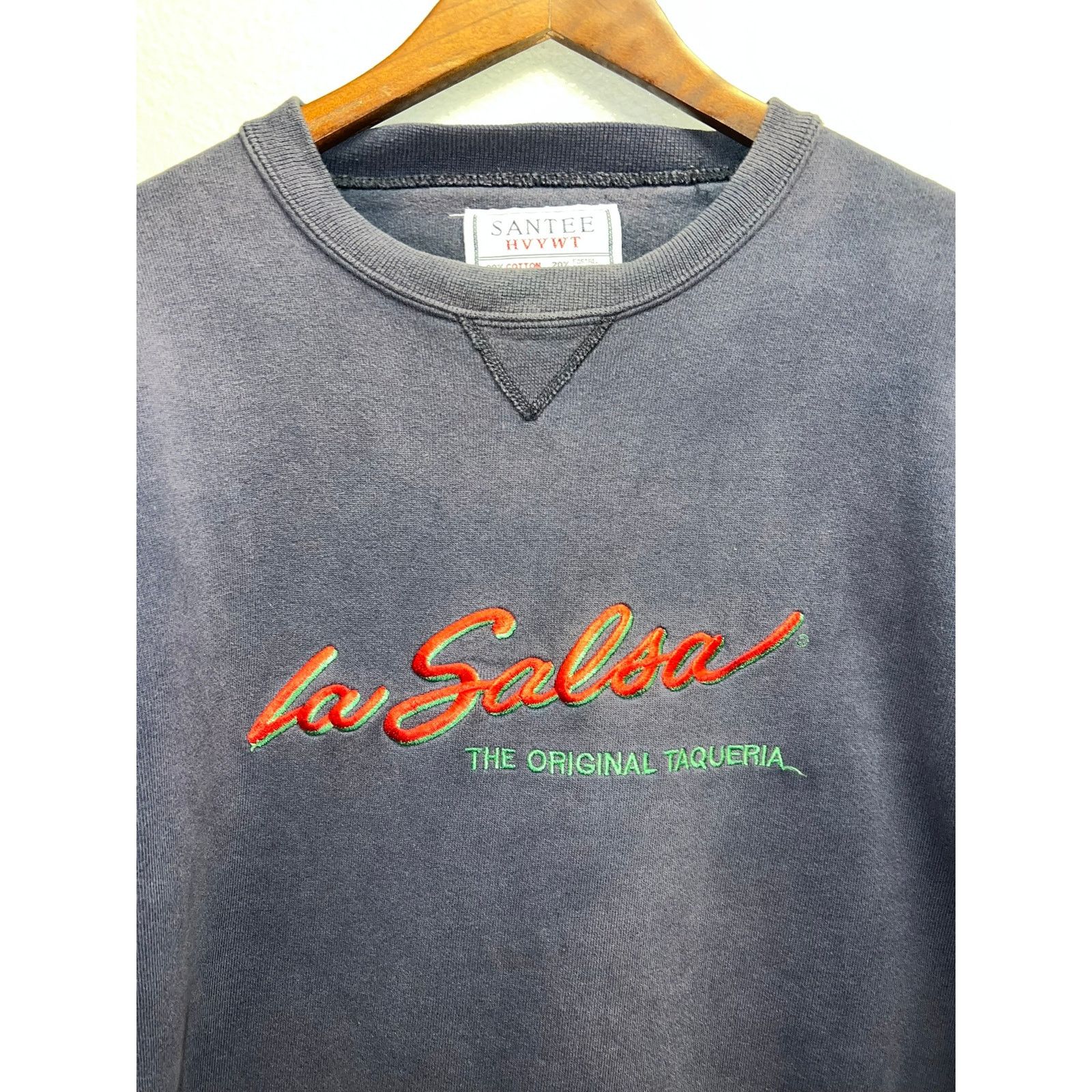 Vintage Vintage Taqueria Sweatshirt Crewnewck La Salsa Santee VTG L Size US L / EU 52-54 / 3 - 2 Thumbnail
