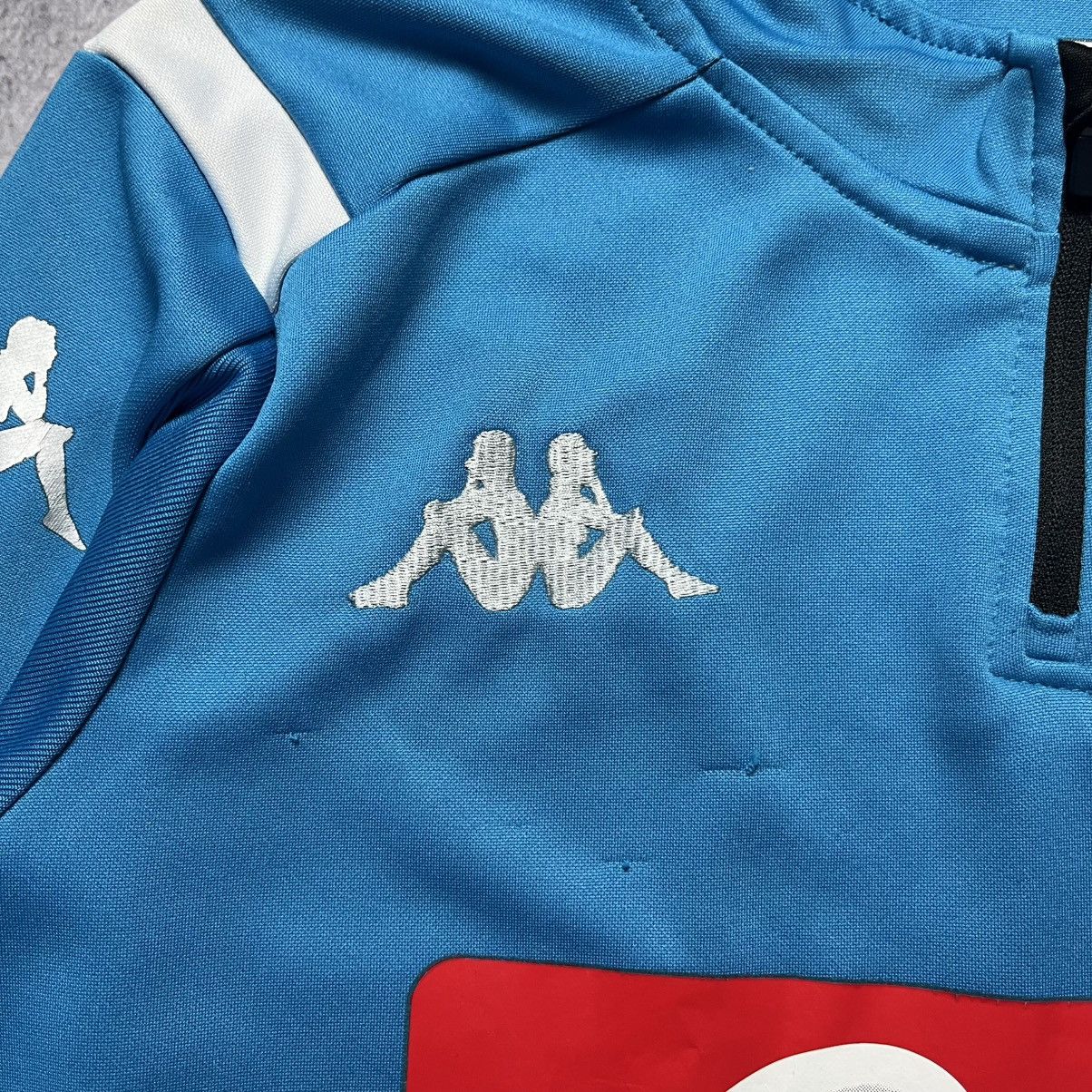 Kappa Kappa Napoli 2019/2020 Home Soccer Longsleeve Jersey Size US S / EU 44-46 / 1 - 3 Thumbnail
