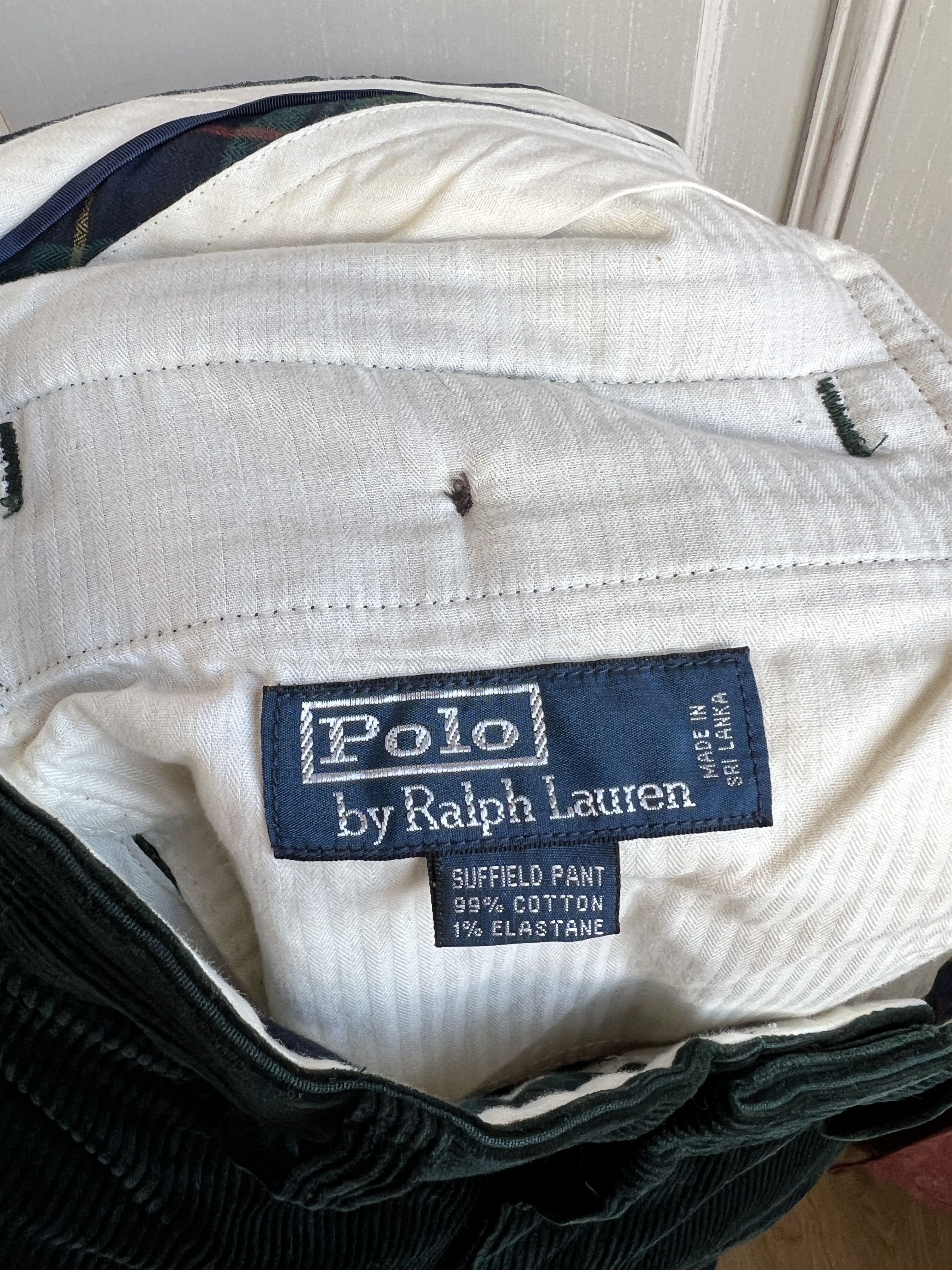 Polo Ralph Lauren × Vintage CRAZY VINTAGE CORDUROY POLO RALPH LAUREN PANTS Size US 34 / EU 50 - 7 Thumbnail