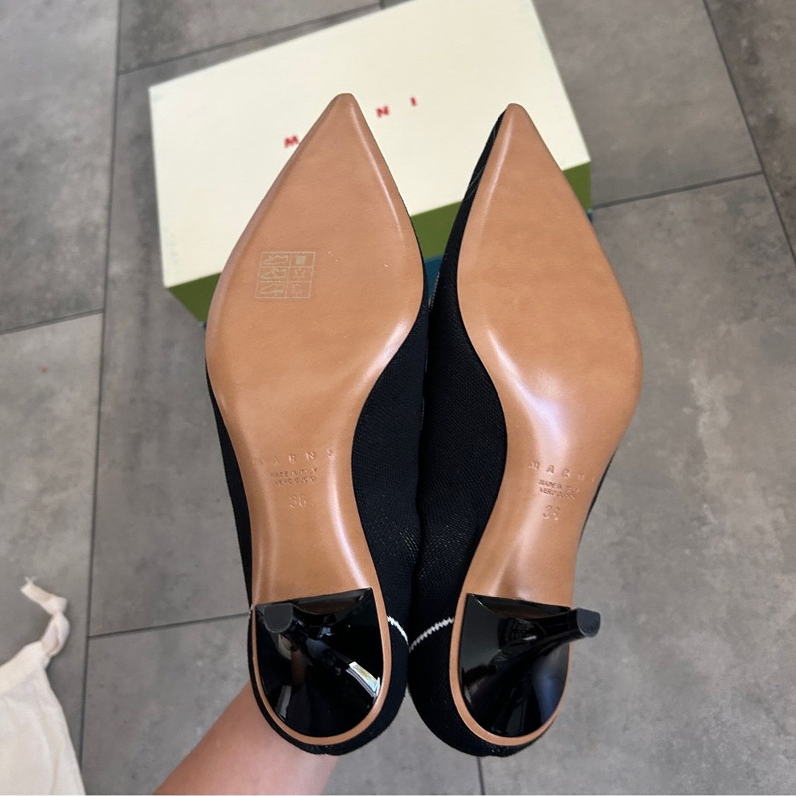 Marni NEW Marni jaquard black ankle boots bootie 36 euro or 6 US Size US 6 / IT 36 - 6 Thumbnail