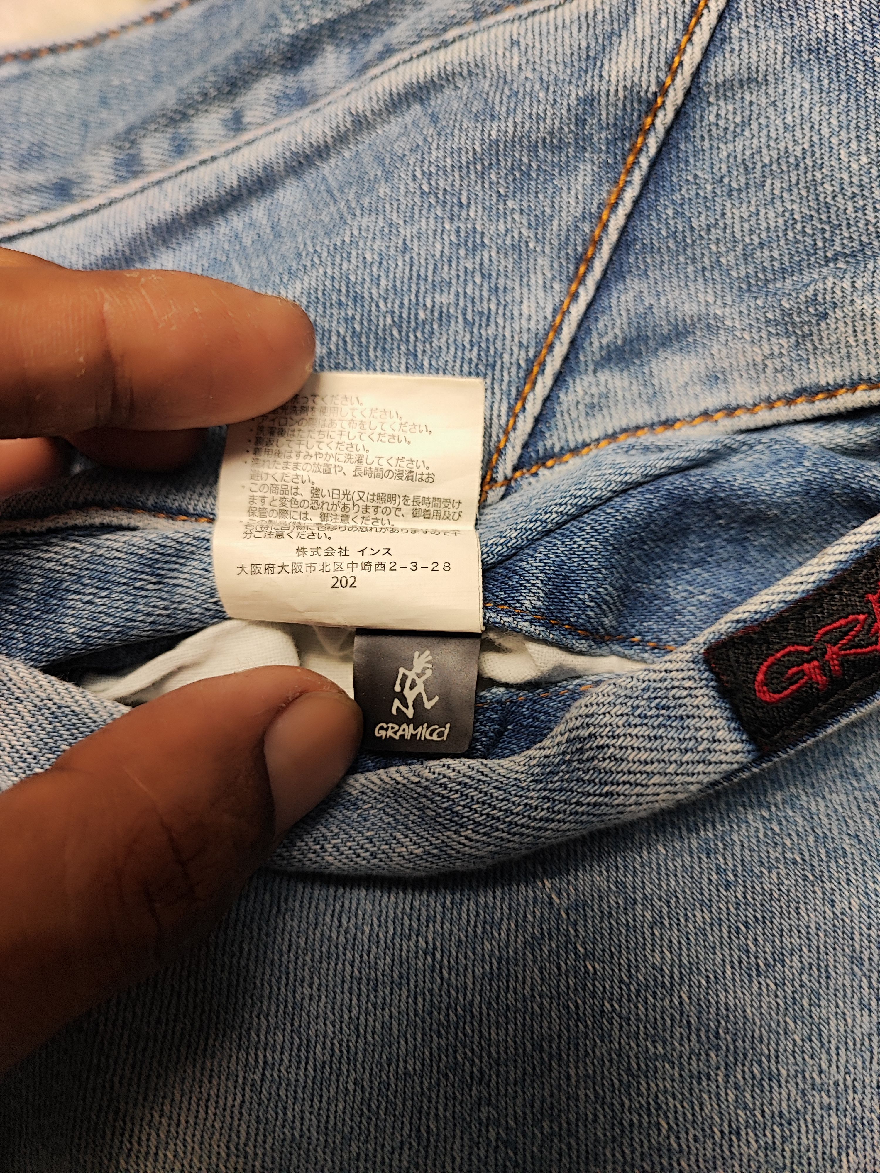 Gramicci Skinny Distressed Denim by Gramicci Size US 31 - 16 Thumbnail