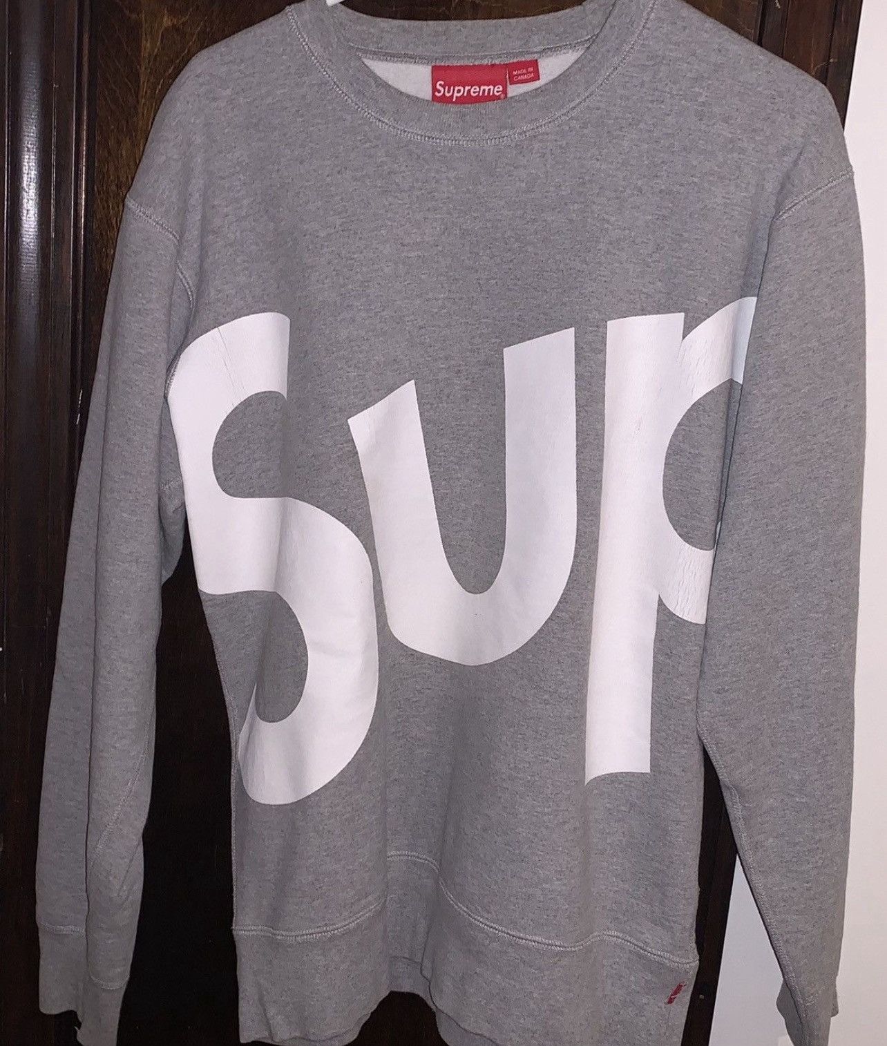 Supreme Supreme FW13 “Sup” crewneck Size US L / EU 52-54 / 3 - 4 Thumbnail