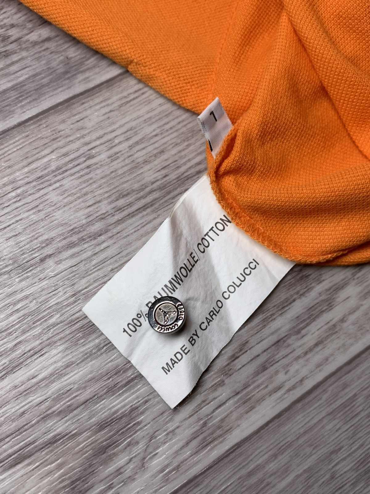 Carlo Colucci × Vintage Carlo Colucci Vintage Embroidered Logo Polo Shirt Size US L / EU 52-54 / 3 - 6 Thumbnail