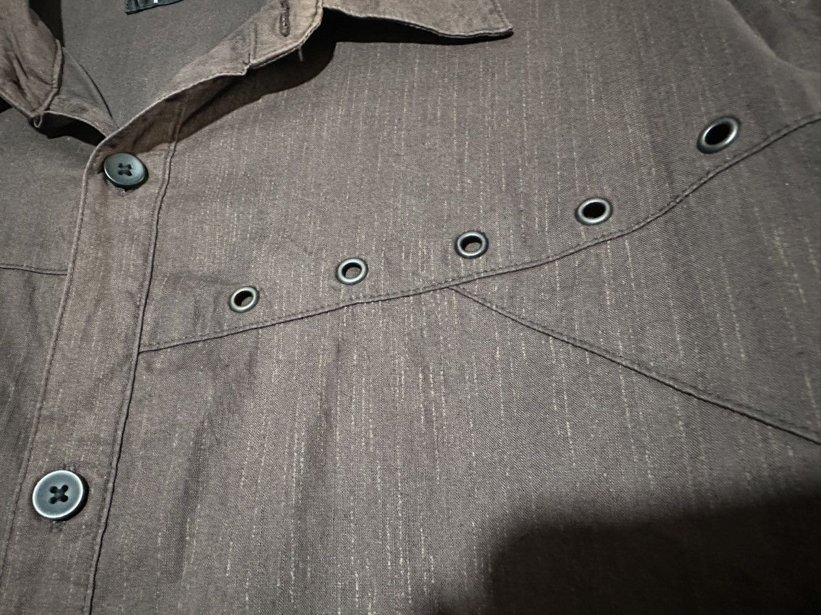 Japanese Brand 🔥Sick Y2K Spinash Shirt Asymmetric Stitch Size US L / EU 52-54 / 3 - 4 Thumbnail