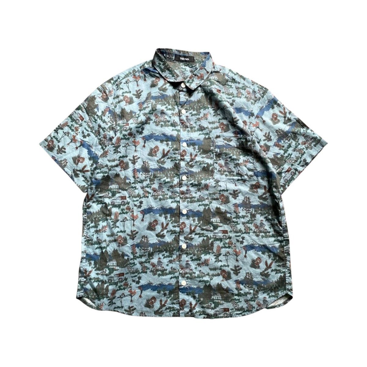Issey Miyake × Ne-Net Vintage Issey Miyake Nenet Patren Button Shirt Size US M / EU 48-50 / 2 - 1 Thumbnail