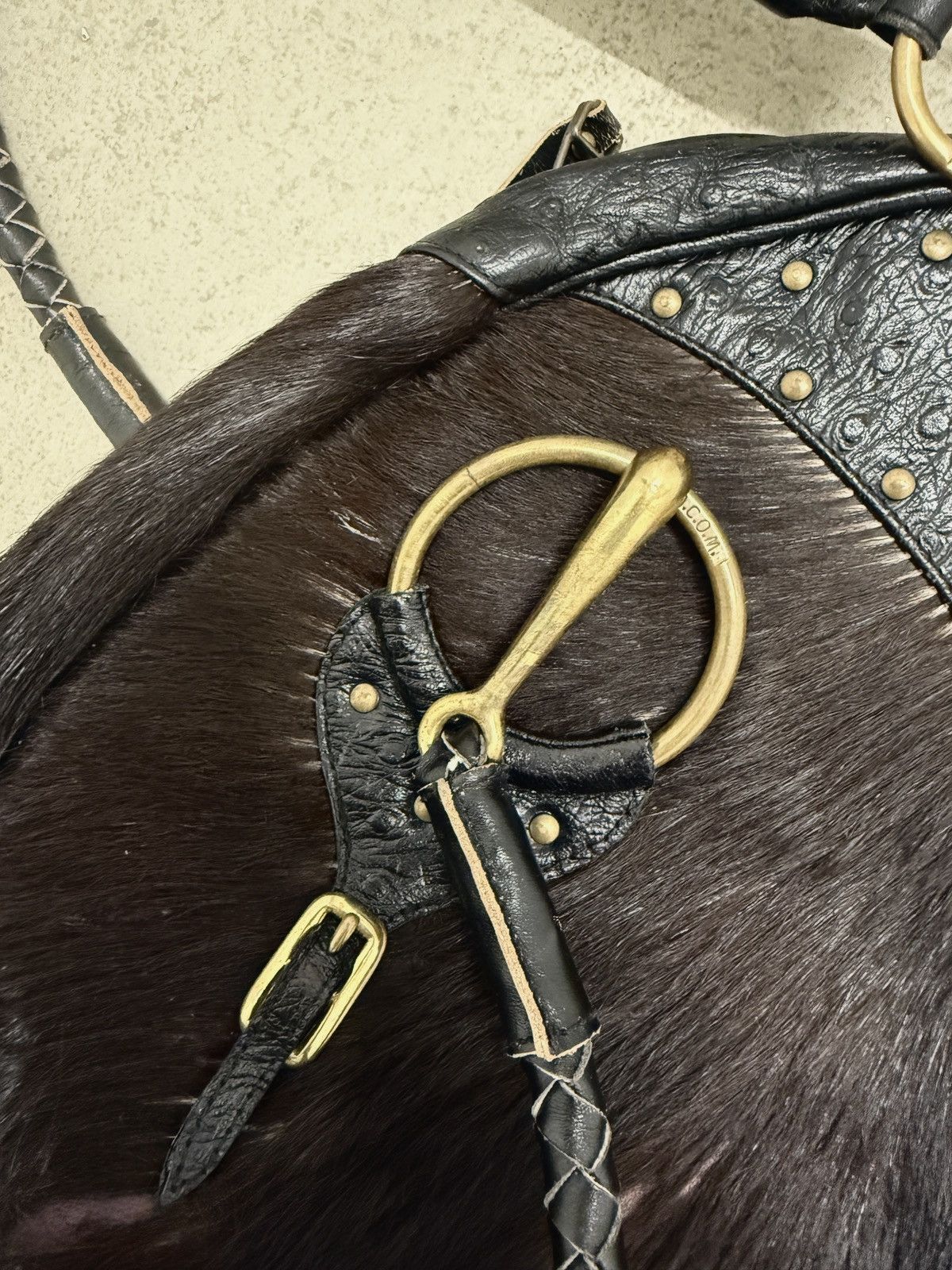 Other Vintage Leather and Haircalf Satchel Shoulder Bag Size ONE SIZE - 6 Thumbnail