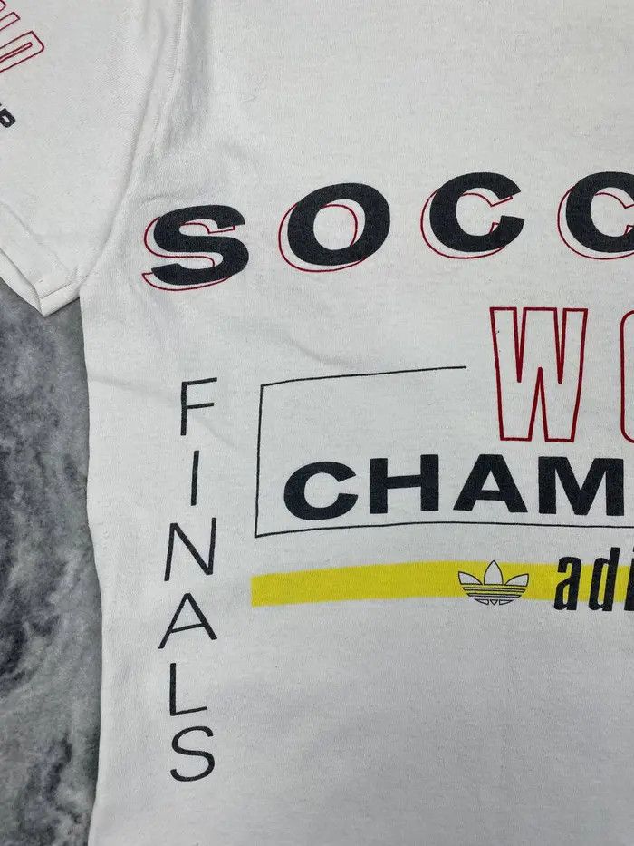 Adidas Vintage Adidas Soccer World Champion T Shirt 1994 USA Size US S / EU 44-46 / 1 - 5 Thumbnail