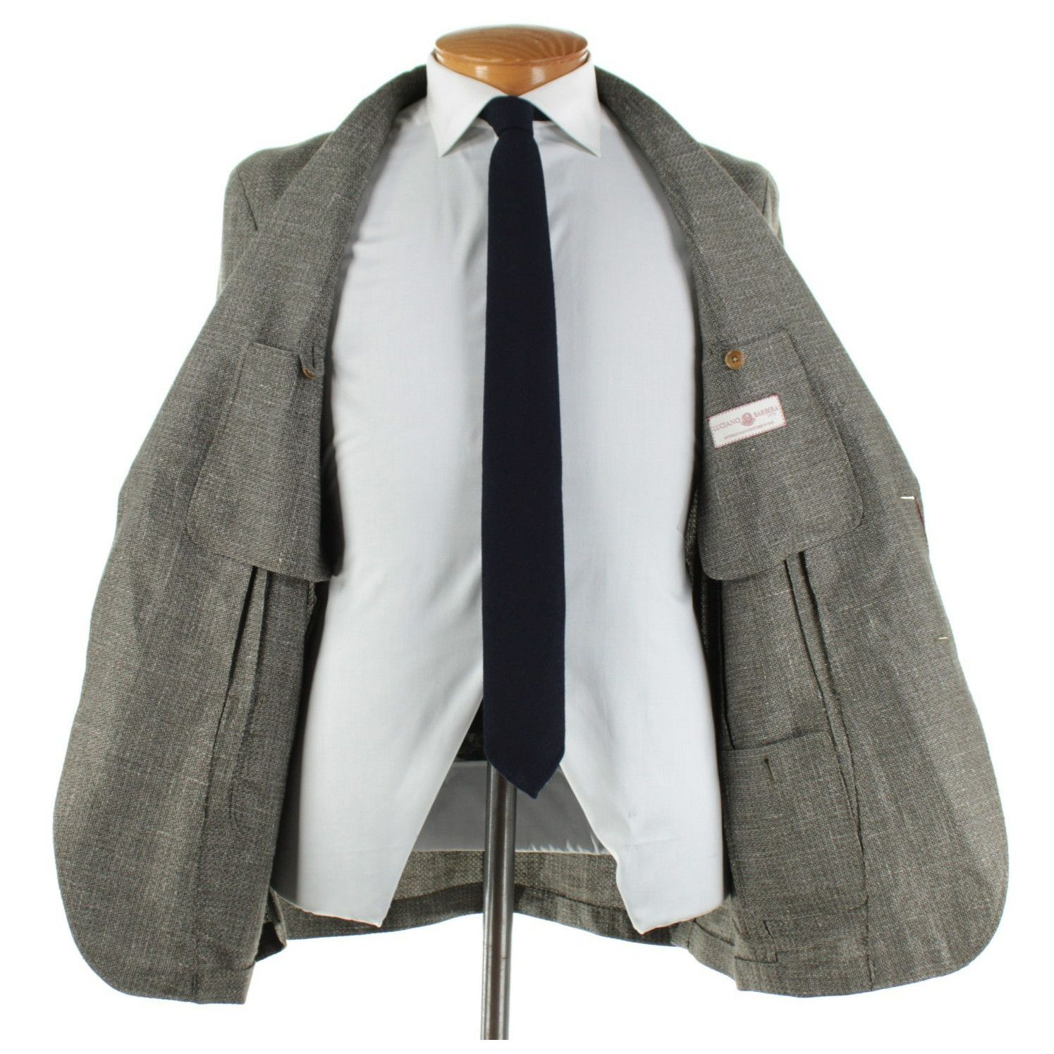 Luciano Barbera Luciano Barbera Sport Coat Size 44 US in Green Size 44R - 6 Thumbnail