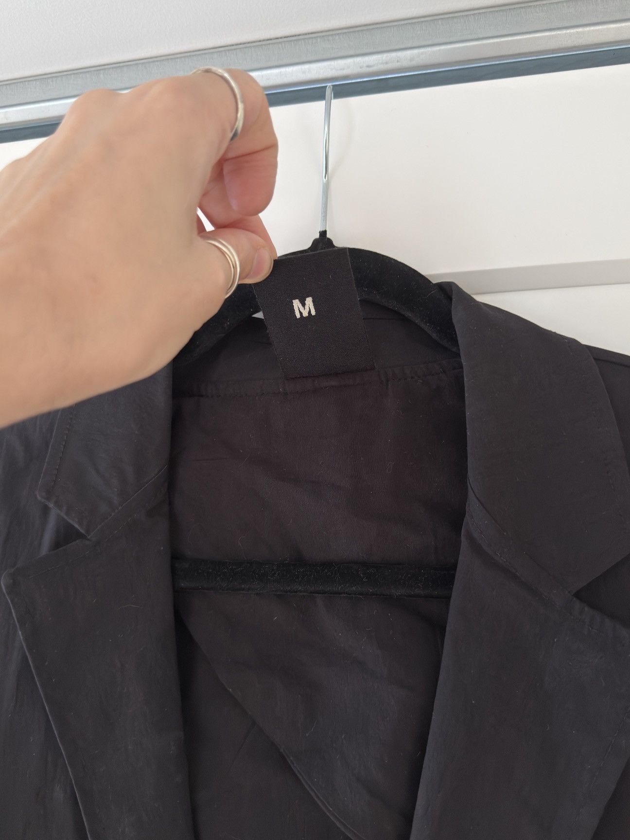Thom Krom Thom Krom Black Single Breast Blazer Size 40R - 6 Thumbnail