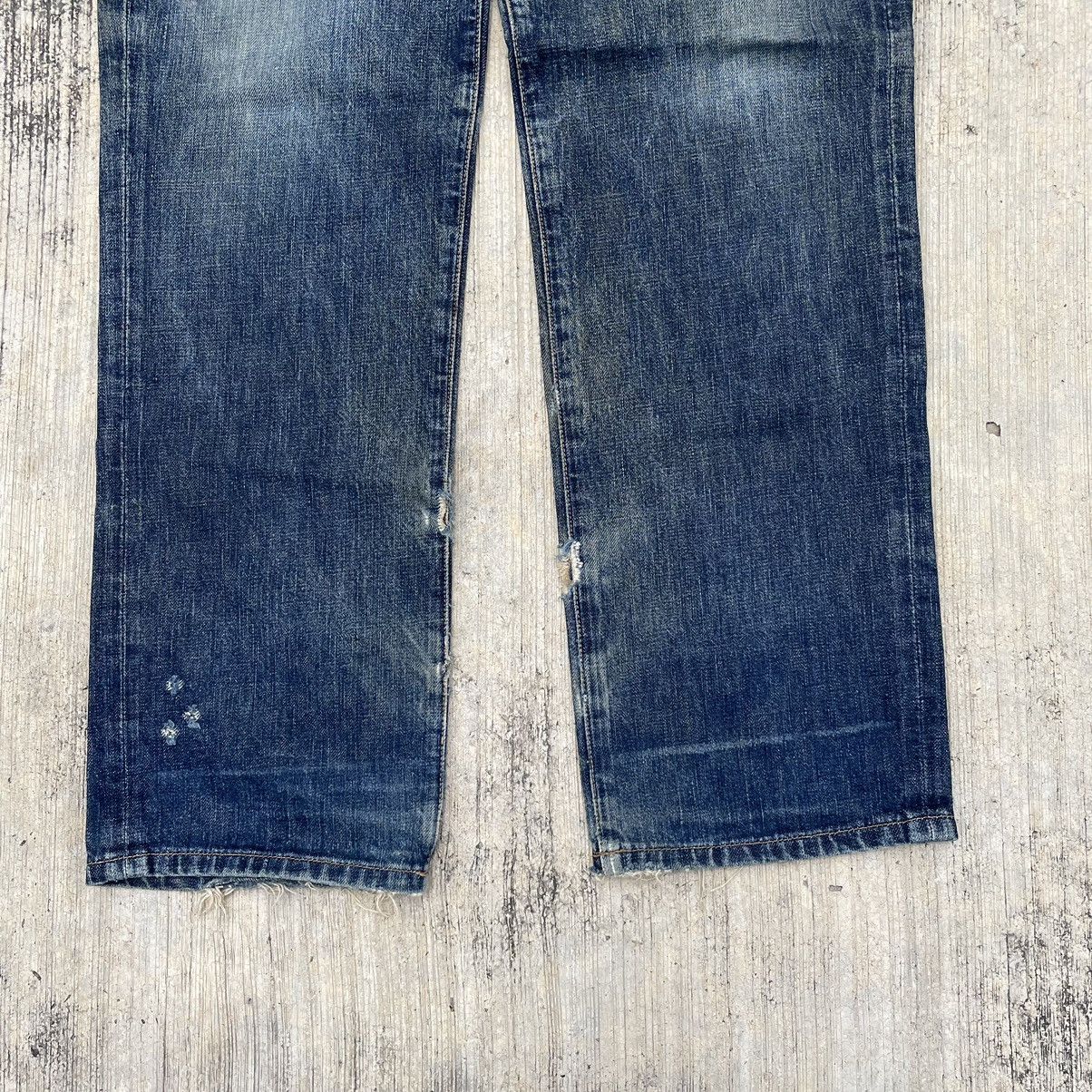 Stussy Vintage Distress Stussy Crown Rough Denim Size US 32 / EU 48 - 5 Thumbnail