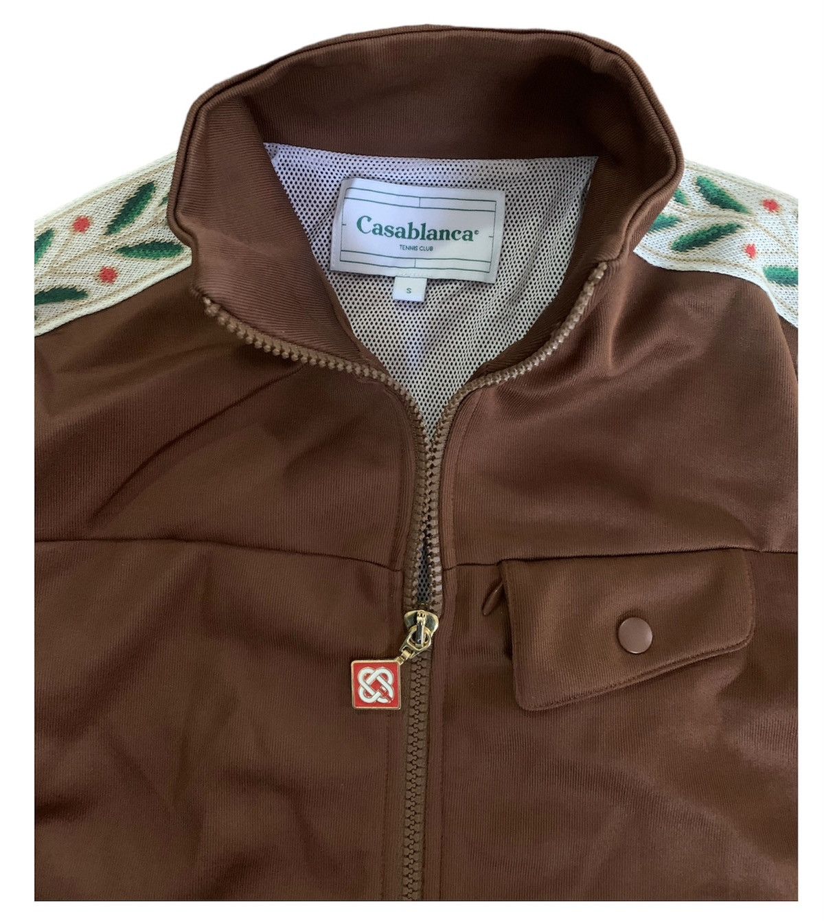 Casablanca Casablanca Paris Brown Laurel Track Top Size S / US 4 / IT 40 - 5 Thumbnail