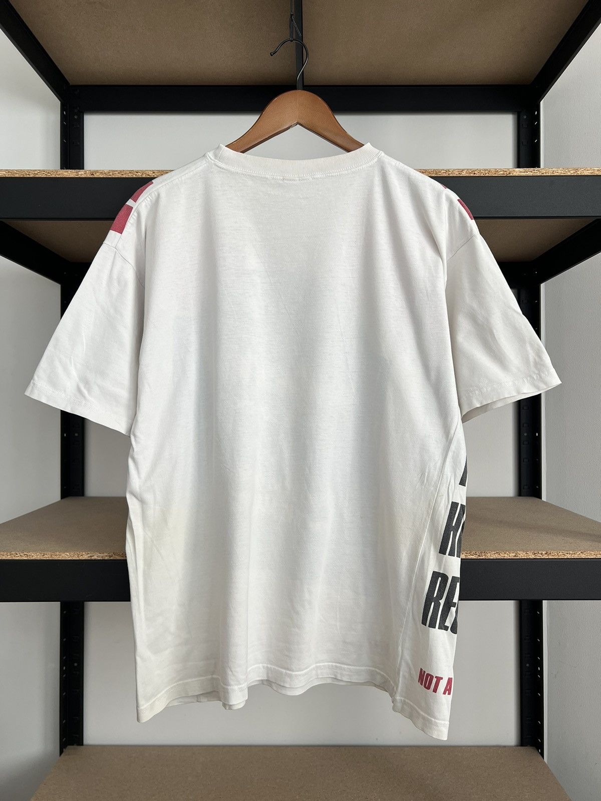 Levi's Vintage 90s Levis Stretch Sensation AOP Promo White T-shirt Size US L / EU 52-54 / 3 - 2 Thumbnail