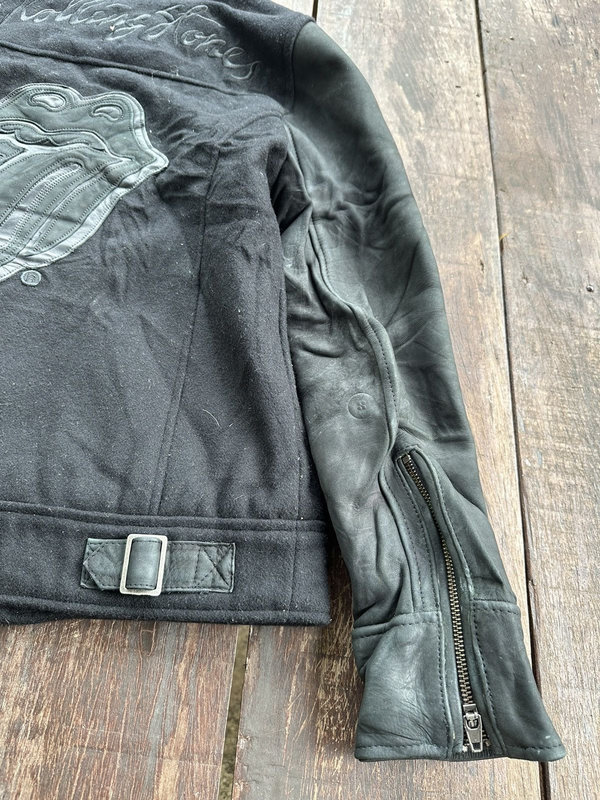 JACKROSE The rolling stones Jack rose vintage leather varsity jacket Size US S / EU 44-46 / 1 - 14 Thumbnail