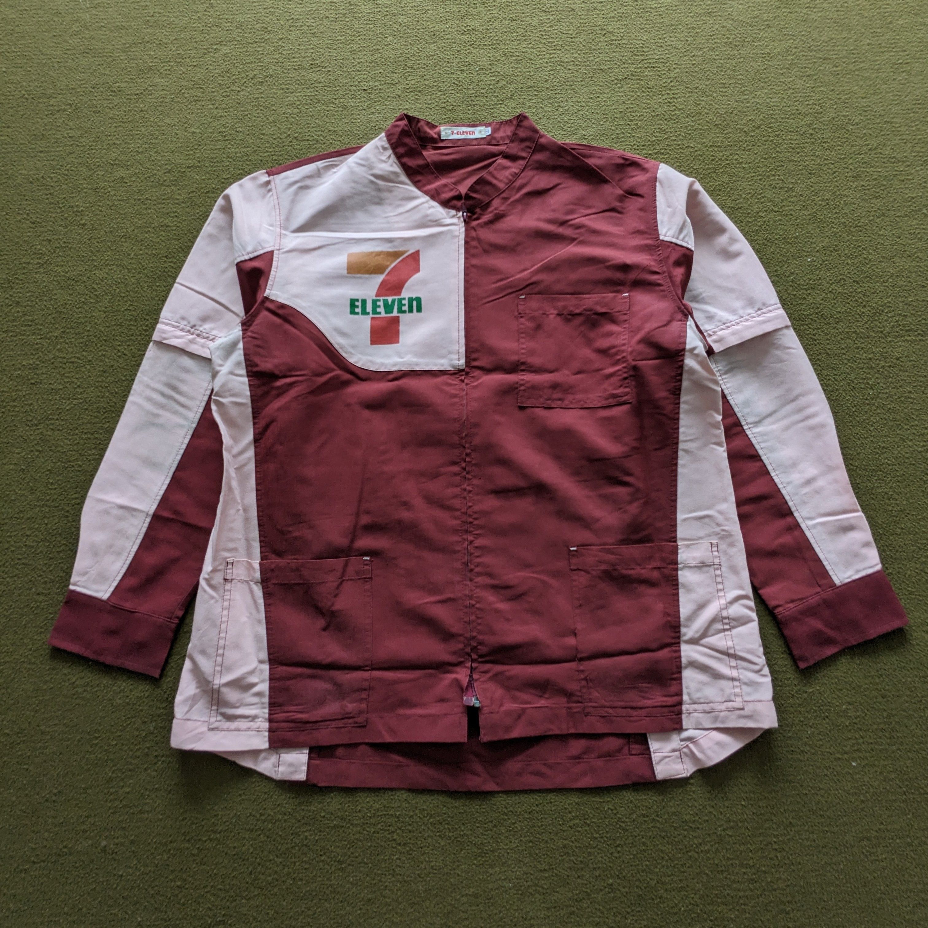 Vintage Vintage 7 ELEVEN Uniform Workers Jacket Size US L / EU 52-54 / 3 - 3 Thumbnail