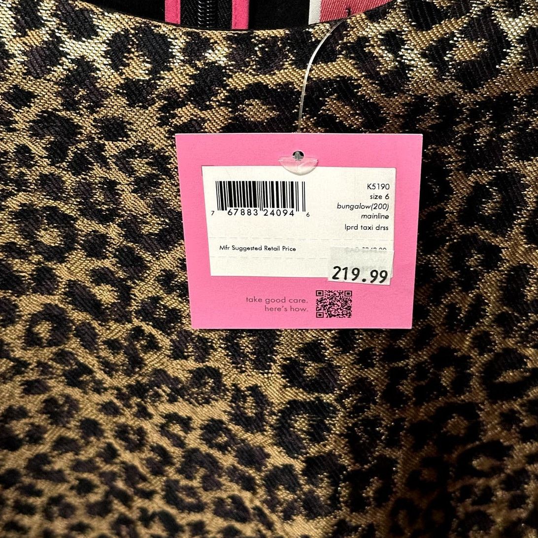 Kate Spade Kate Spade Leopard Taxi Mainline Dress Bungalow Size 6 Size M / US 6-8 / IT 42-44 - 11 Thumbnail