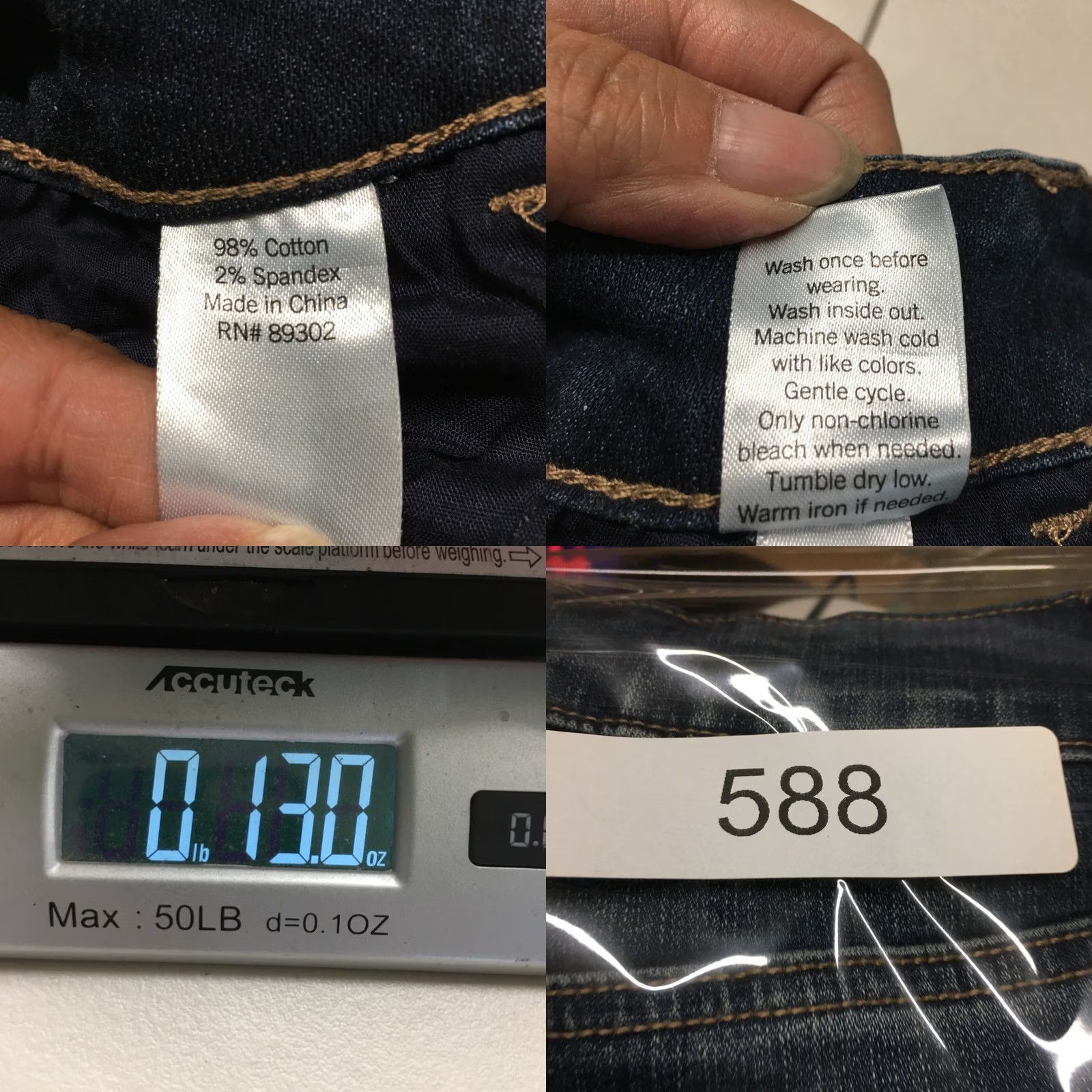 Vintage SO Womens Jeans 3 Blue Denim Dark Wash Ankle Jeggings Jeans Regular 3 Womens SO Ultimate High Rise Jeans Blue Denim Dark Wash Button Fly Size 26" / US 2 / IT 38 - 9 Thumbnail