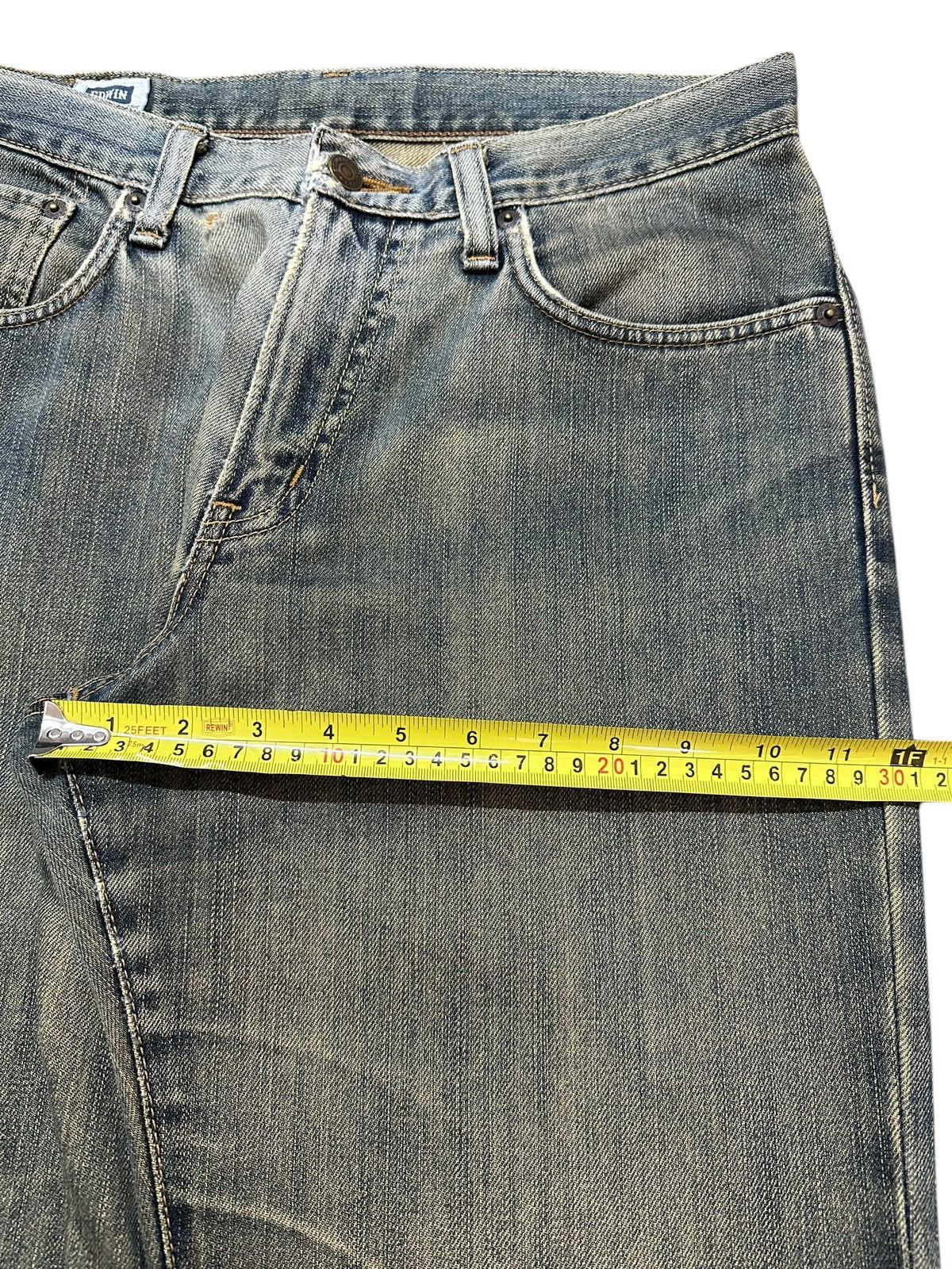 Edwin Vintage Japan Edwin 404 Faded Wash Style Baggy Jeans Size US 32 / EU 48 - 16 Thumbnail