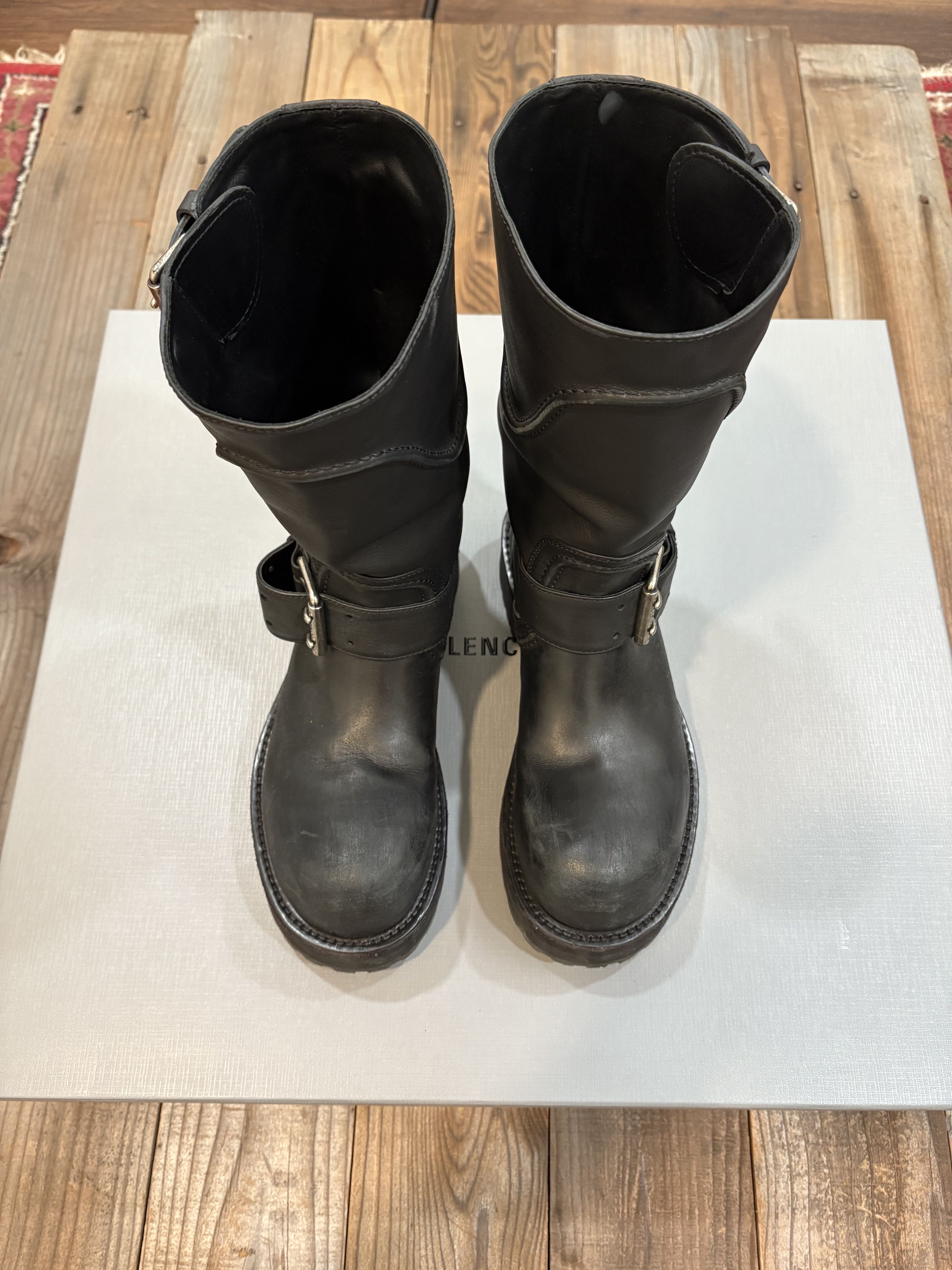 Balenciaga Black Leather Venom Boots with box Size US 7 / EU 40 - 3 Thumbnail