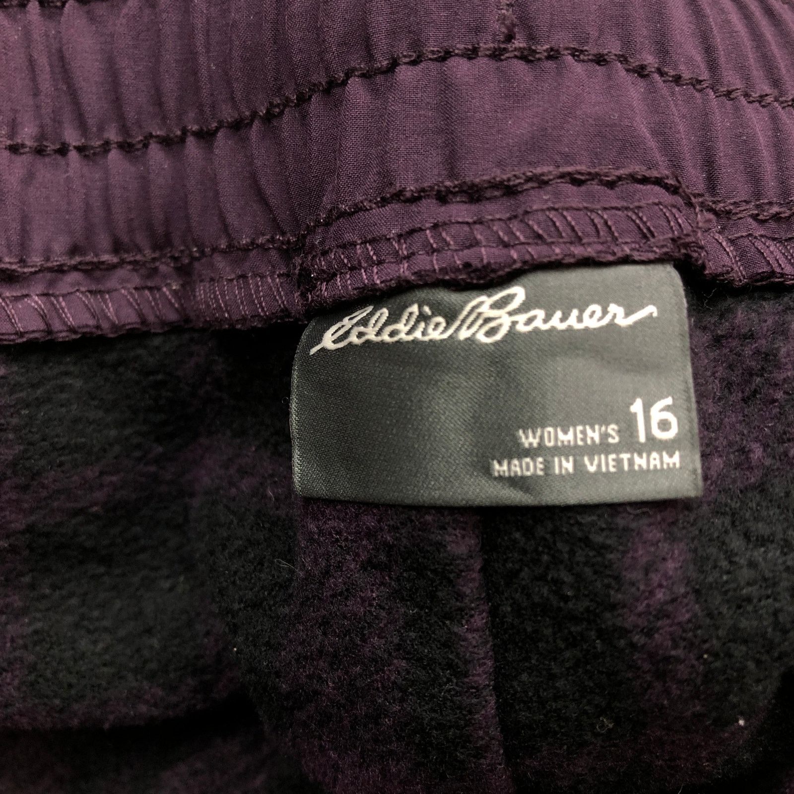 Eddie Bauer Eddie Bauer Fleece Lined Pants Sweatpants Womens 16 Purple Size 38" / US 16 / IT 52 - 5 Thumbnail