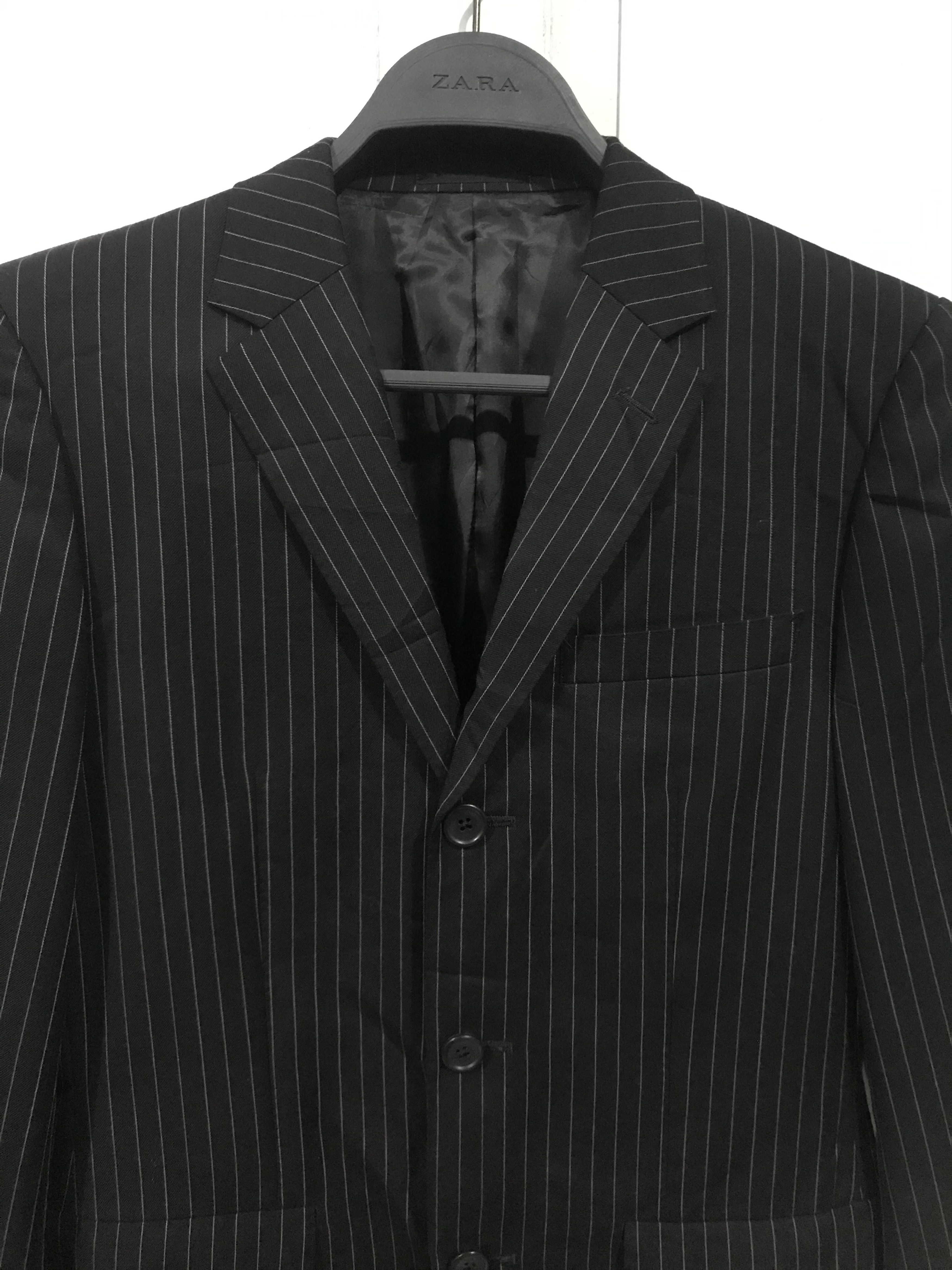 Yohji Yamamoto Yohji yamamoto against all risks stripe suits Size 36R - 3 Thumbnail