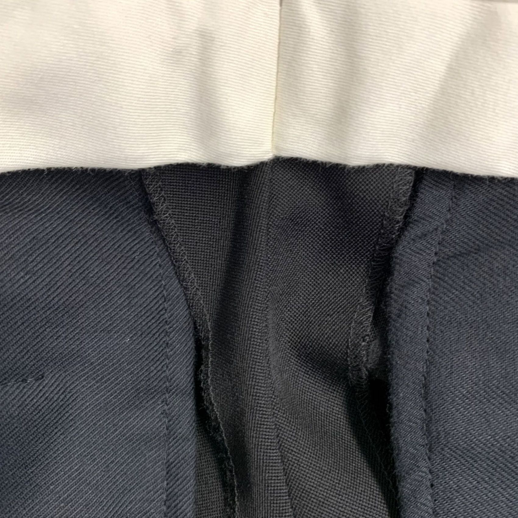 Alexander McQueen ALEXANDER MCQUEEN Dress Pants Black Wool Barathea Flat Front 30 Inseam 34 Italy Men's Regular Size 30 Size US 30 / EU 46 - 7 Thumbnail