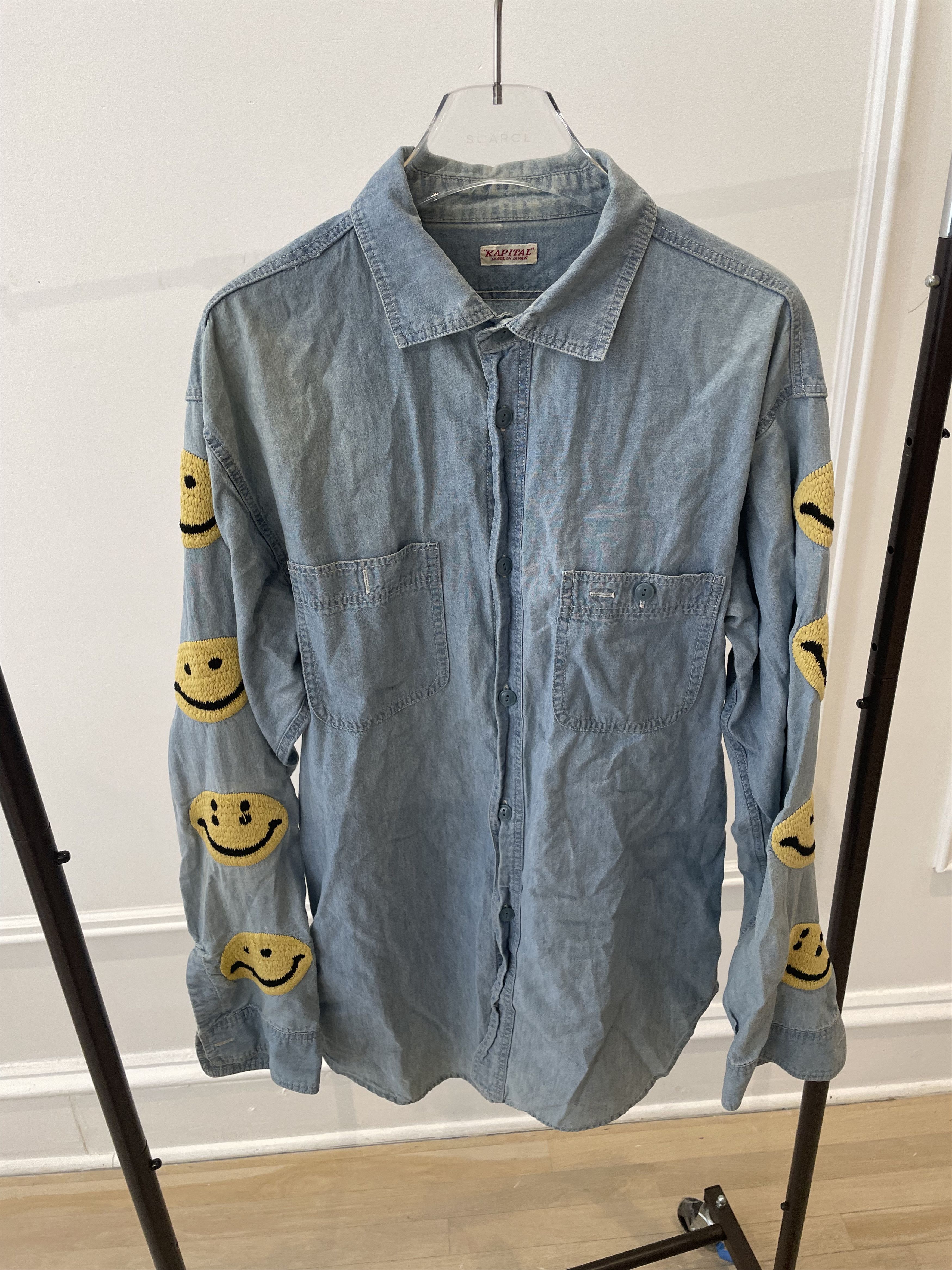 Kapital Kapital Smiley Denim Shirt Size US M / EU 48-50 / 2 - 1 Thumbnail
