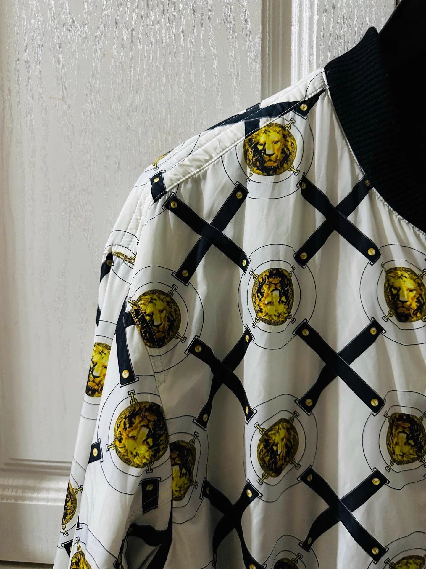 Versace Versace Runway White Flight Jacket Size US L / EU 52-54 / 3 - 3 Thumbnail