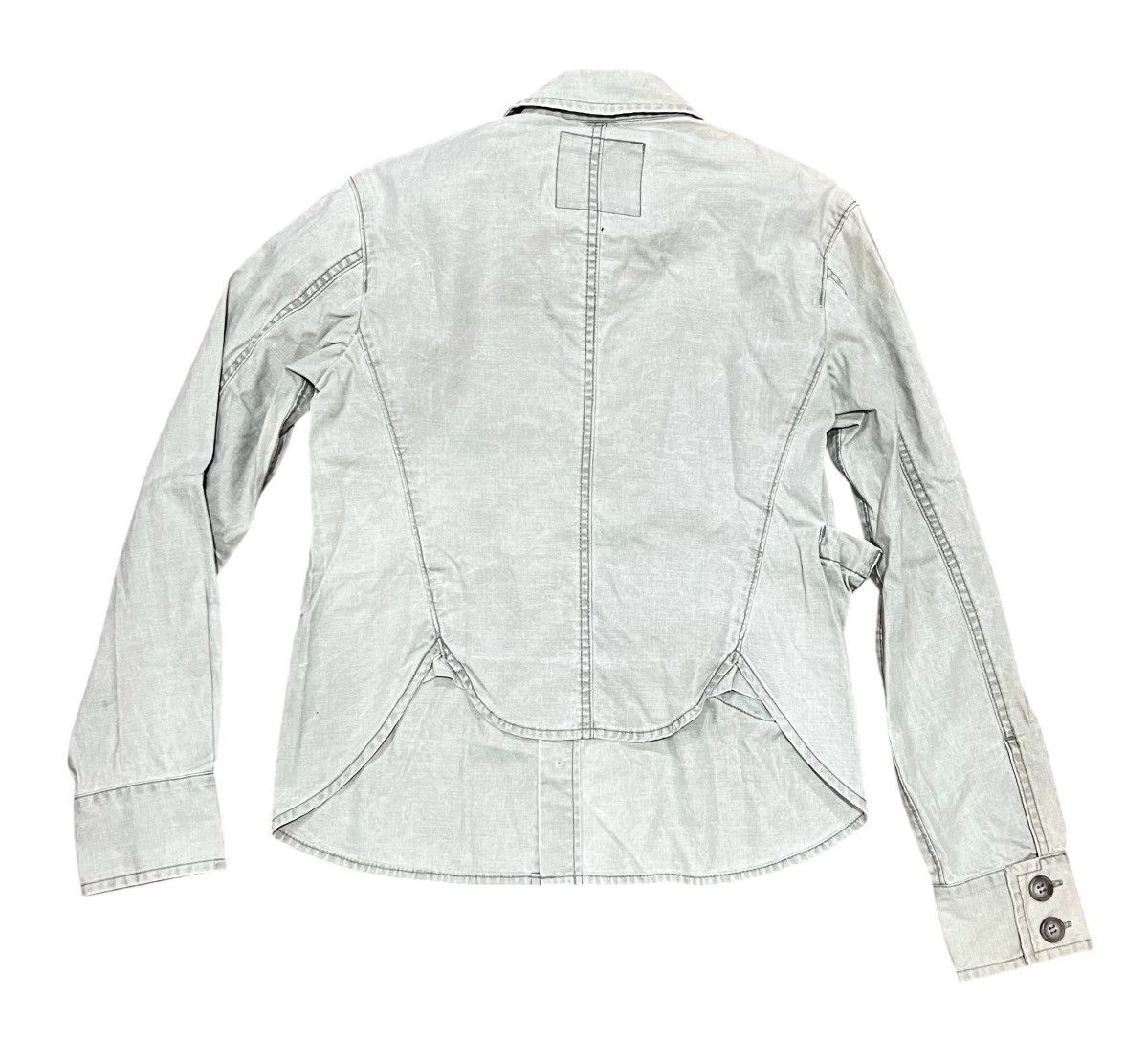 Yohji Yamamoto Yohji yamamoto y’s broken white washed button up shirt Size US S / EU 44-46 / 1 - 6 Thumbnail