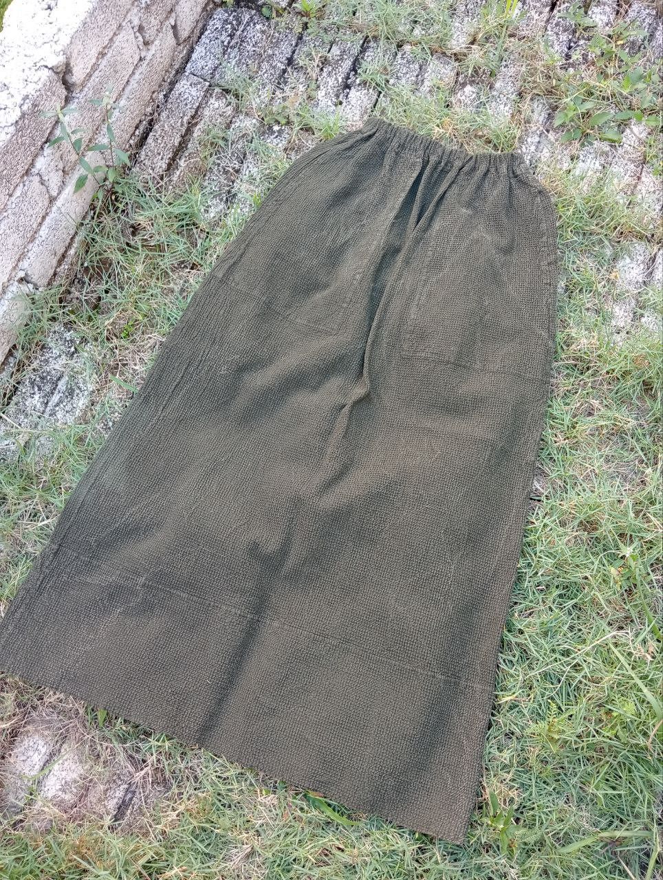 Issey Miyake Vintage Plantation Issey Miyake Maxi Skirts - Size M Size 27" / US 4 / IT 40 - 2 Thumbnail