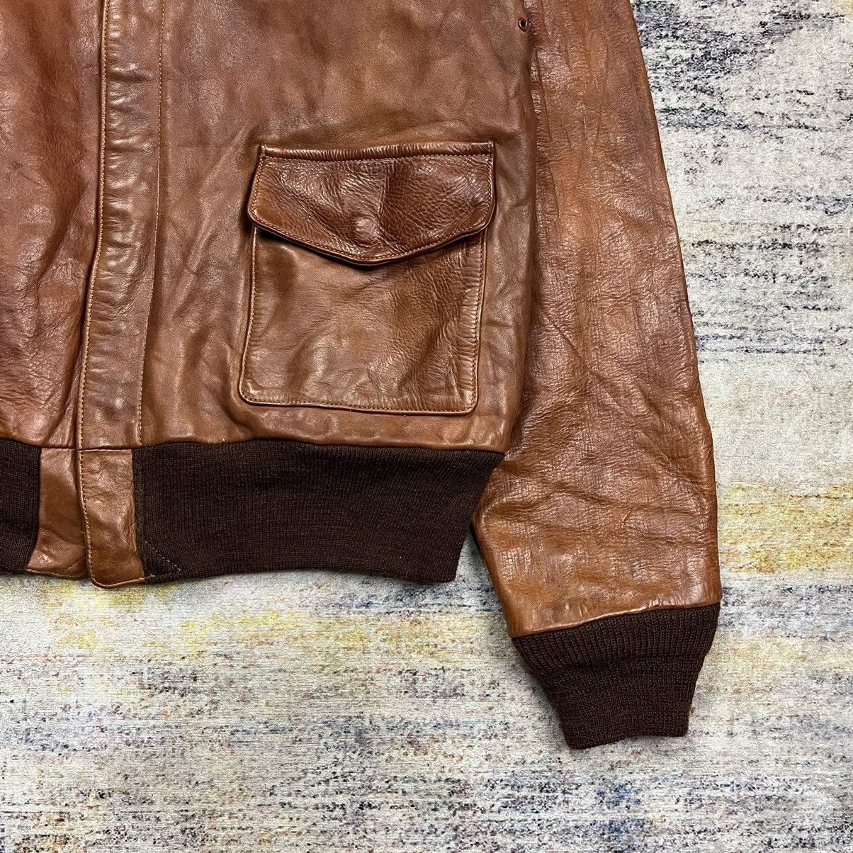 Buzz Rickson's × The Real McCoy's × Toyo Enterprises Hand Aniline Wax Finished Type A-2 horsehide leather jacket Size US M / EU 48-50 / 2 - 4 Thumbnail