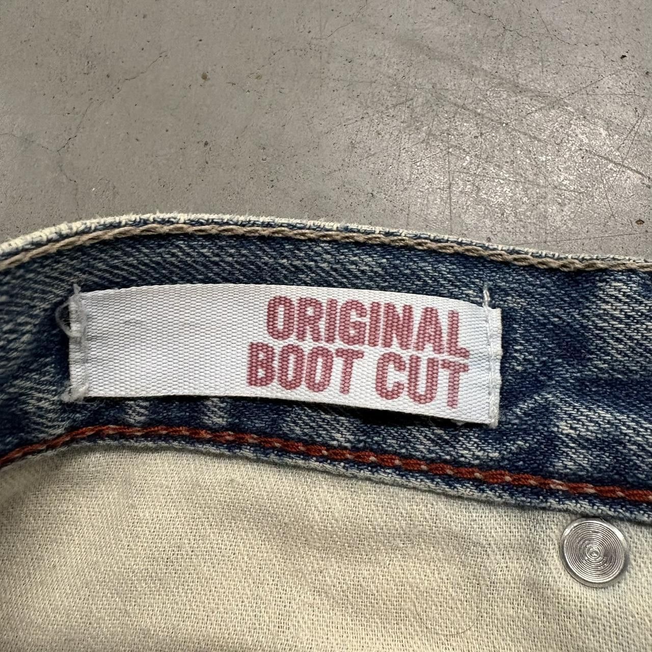 Vintage Crazy Vintage Y2K/2000s Super Baggy Ripped Grunge Skater Medium Wash Denim Jeans! Size US 36 / EU 52 - 6 Thumbnail