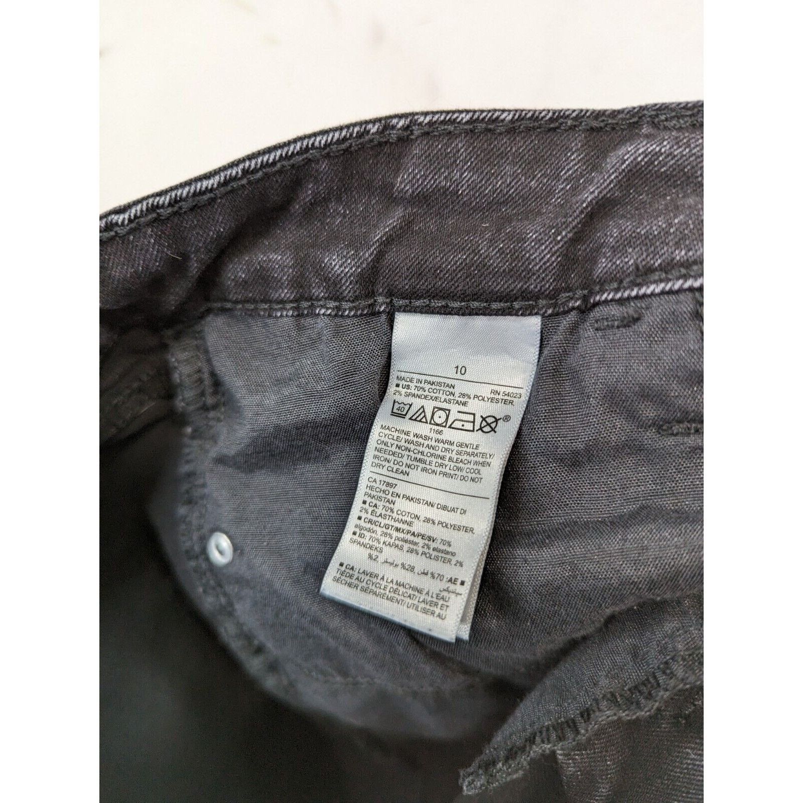 Old Navy Old Navy Jeans Womens 10 X 28 Mid Skinny Denim Distressed Size 32" / US 10 / IT 46 - 9 Thumbnail