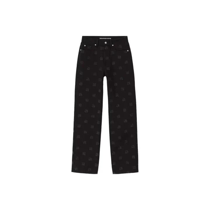 Alexander Wang Alexander Wang FW23 Black Denim Pants for Women 0079 Size 25" / US 0 / IT 36 - 1 Thumbnail