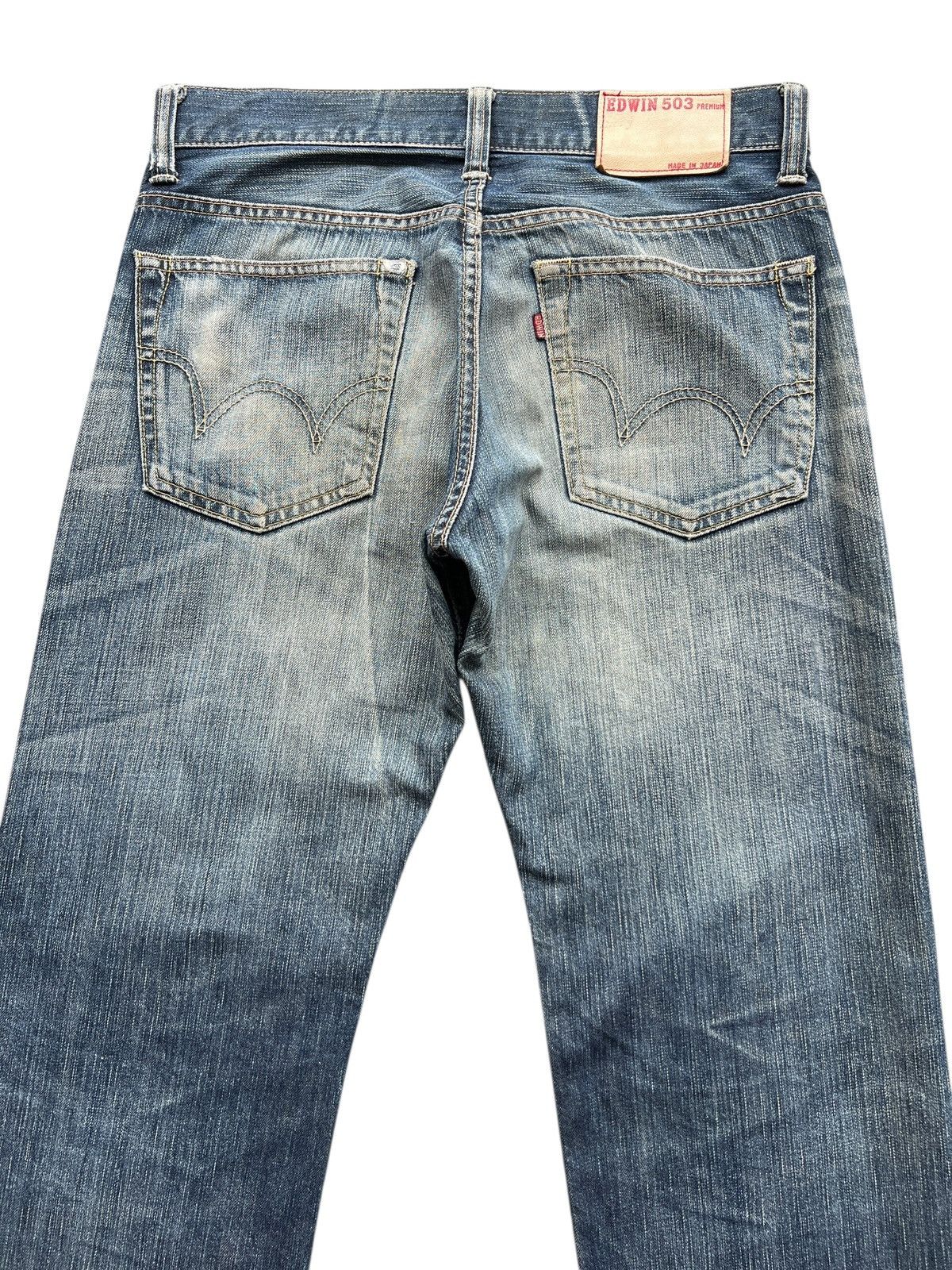 Edwin Vintage Edwin Distressed Denim Jeans 33x31 Size 33" - 5 Thumbnail