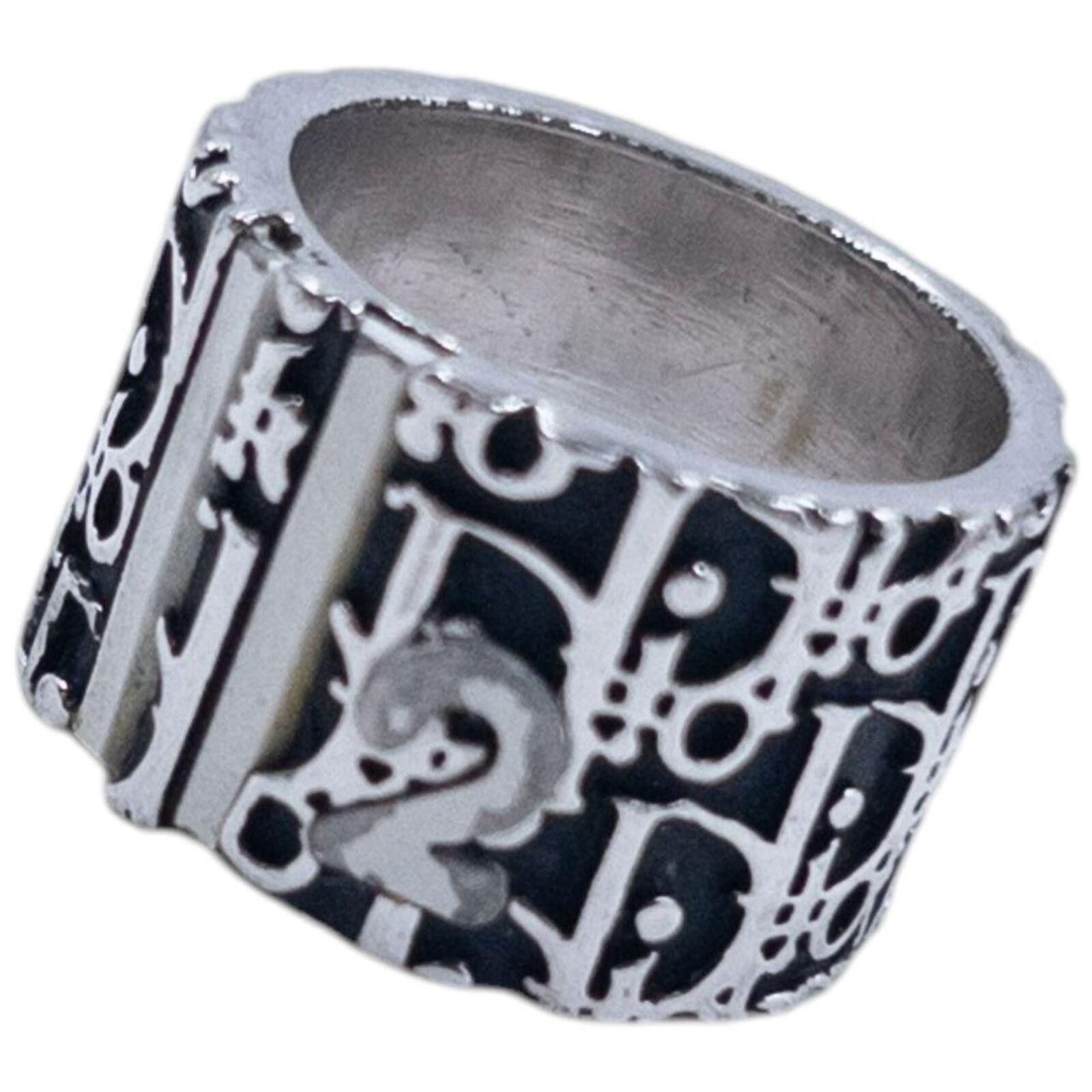 Dior Vintage 2000s Dior By John Galliano Monogram Number Ring Size ONE SIZE - 4 Thumbnail