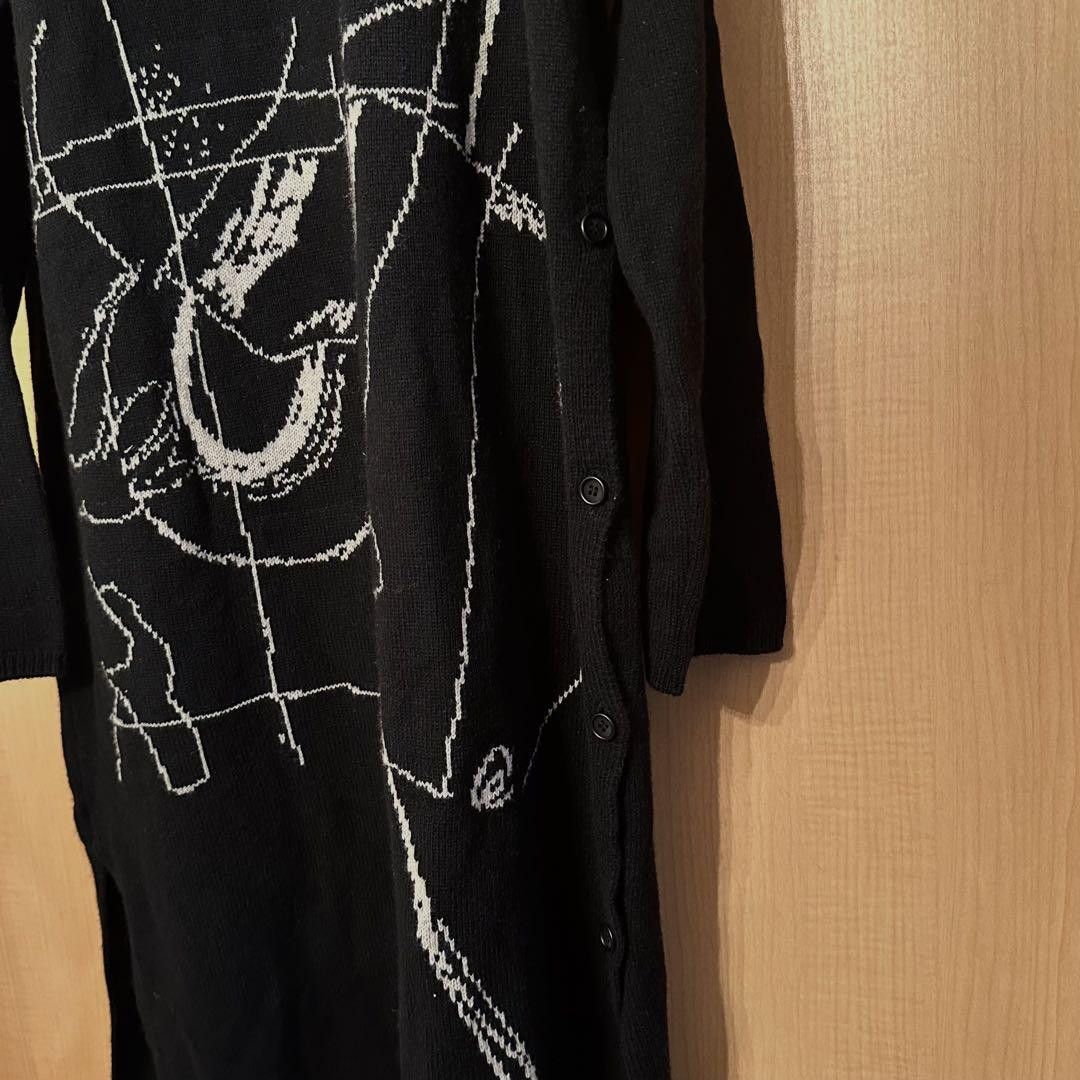 Yohji Yamamoto Yohji Yamamoto POUR HOMME 20AW Long Knit Size US L / EU 52-54 / 3 - 2 Thumbnail