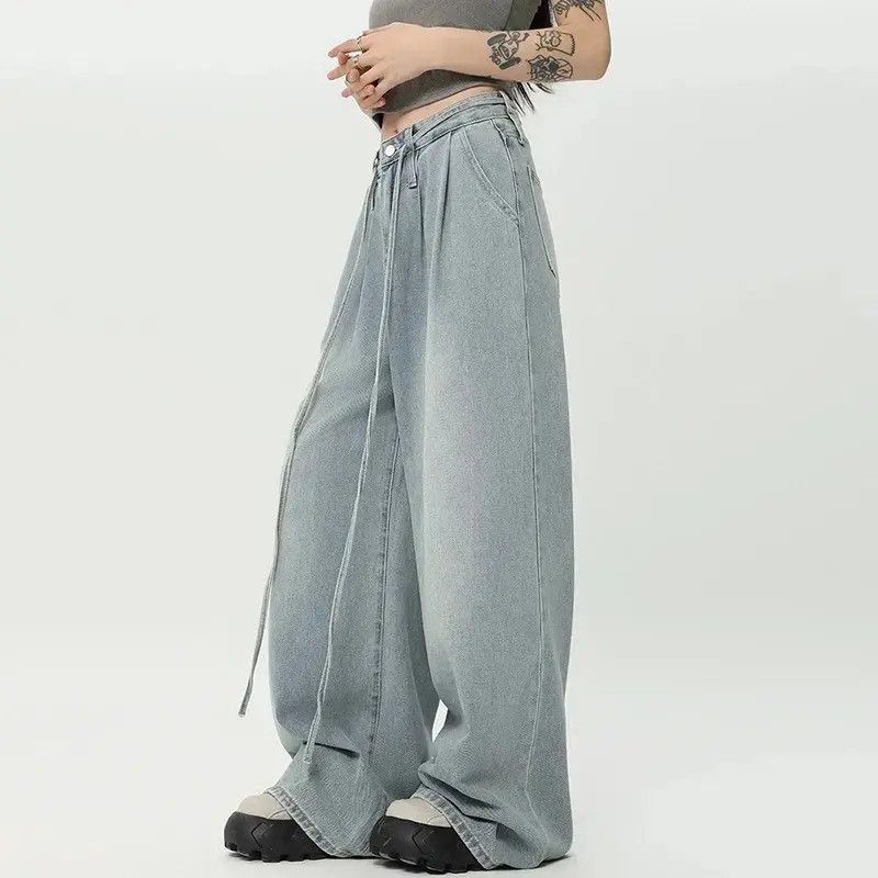 Japanese Brand Drawstring Casual Denim Size US 32 / EU 48 - 3 Thumbnail