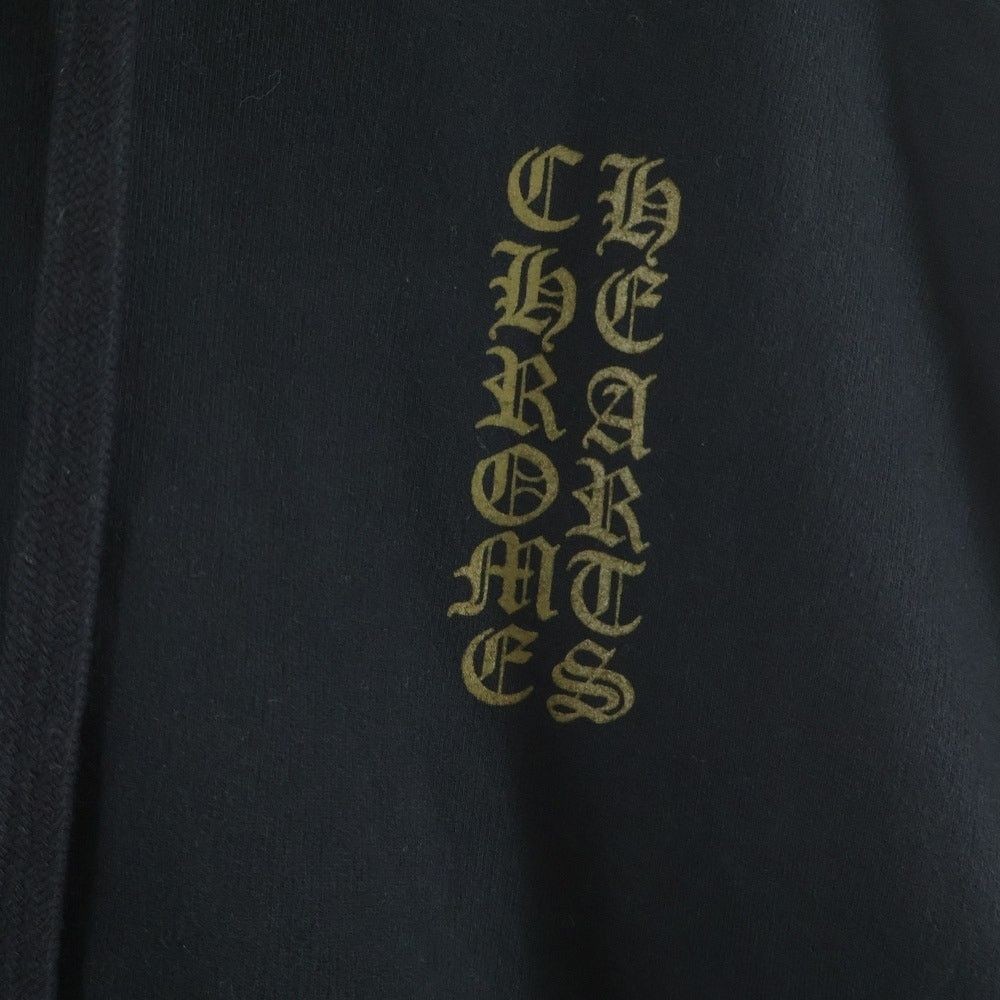 Chrome Hearts CHROME HEARTS Vertical Logo Zip Up Hoodie Black Size US XXL / EU 58 / 5 - 6 Thumbnail