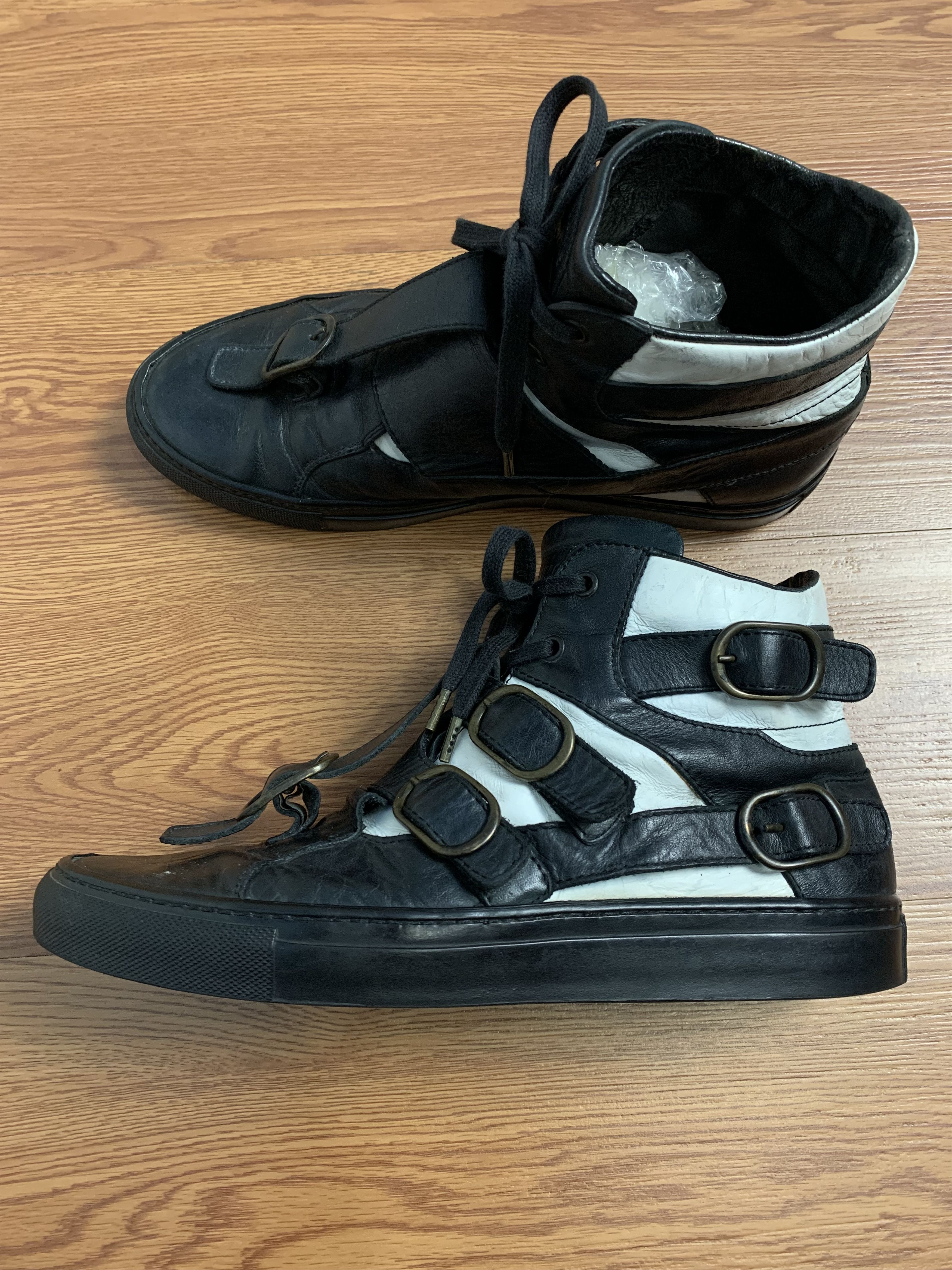 raf simons silver shoes