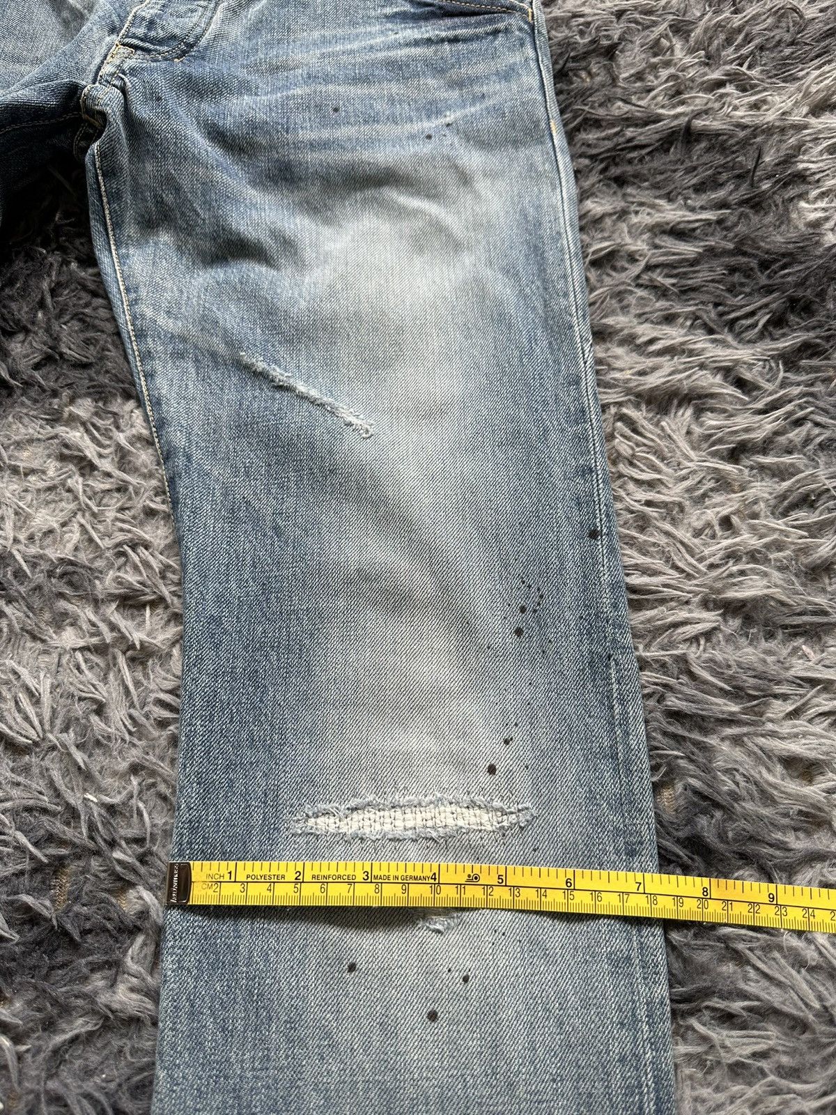 Kazuyuki Kumagai Attachment 2010's Attachment Japan distressed blue denim Size US 32 / EU 48 - 22 Thumbnail