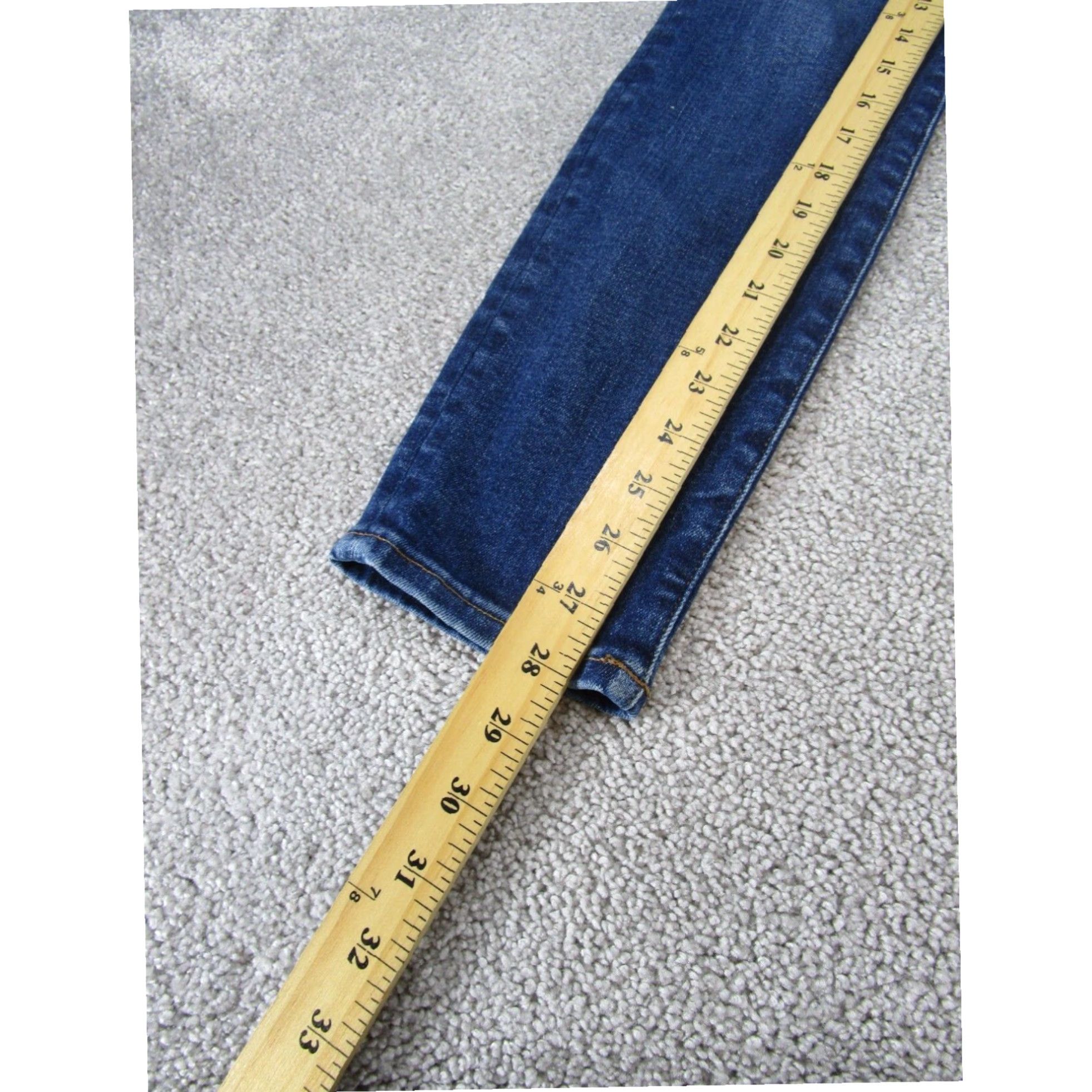Madewell Madewell Womens Curvy Skinny Jeans Dark Wash Extra Large XL Size 42" / US 20 - 5 Thumbnail