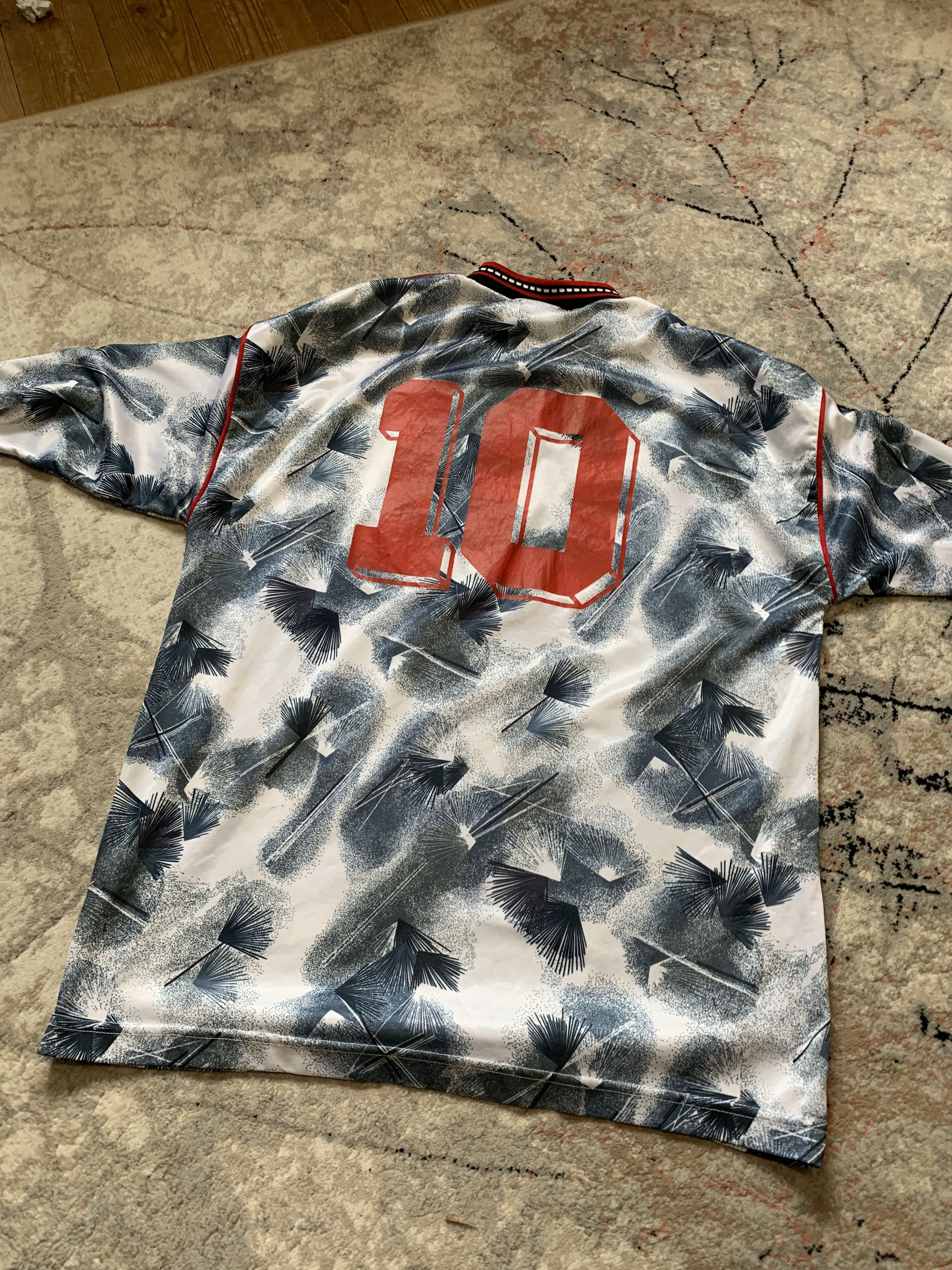 Vintage Vintage Spall 10 Football Shirt Made In England Size US M / EU 48-50 / 2 - 3 Thumbnail
