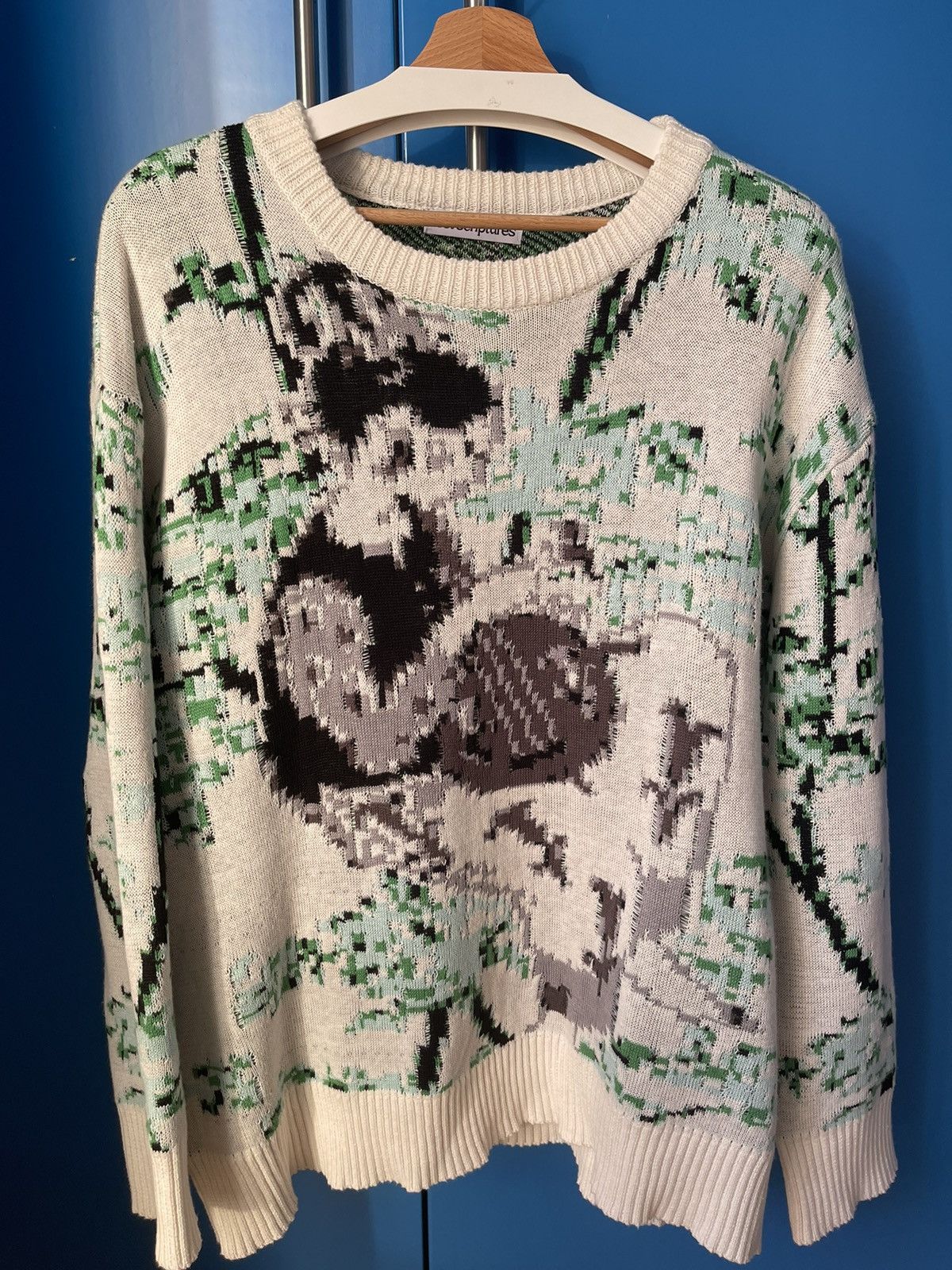 Streetwear × Vintage lost scriptures knitsweater | Grailed