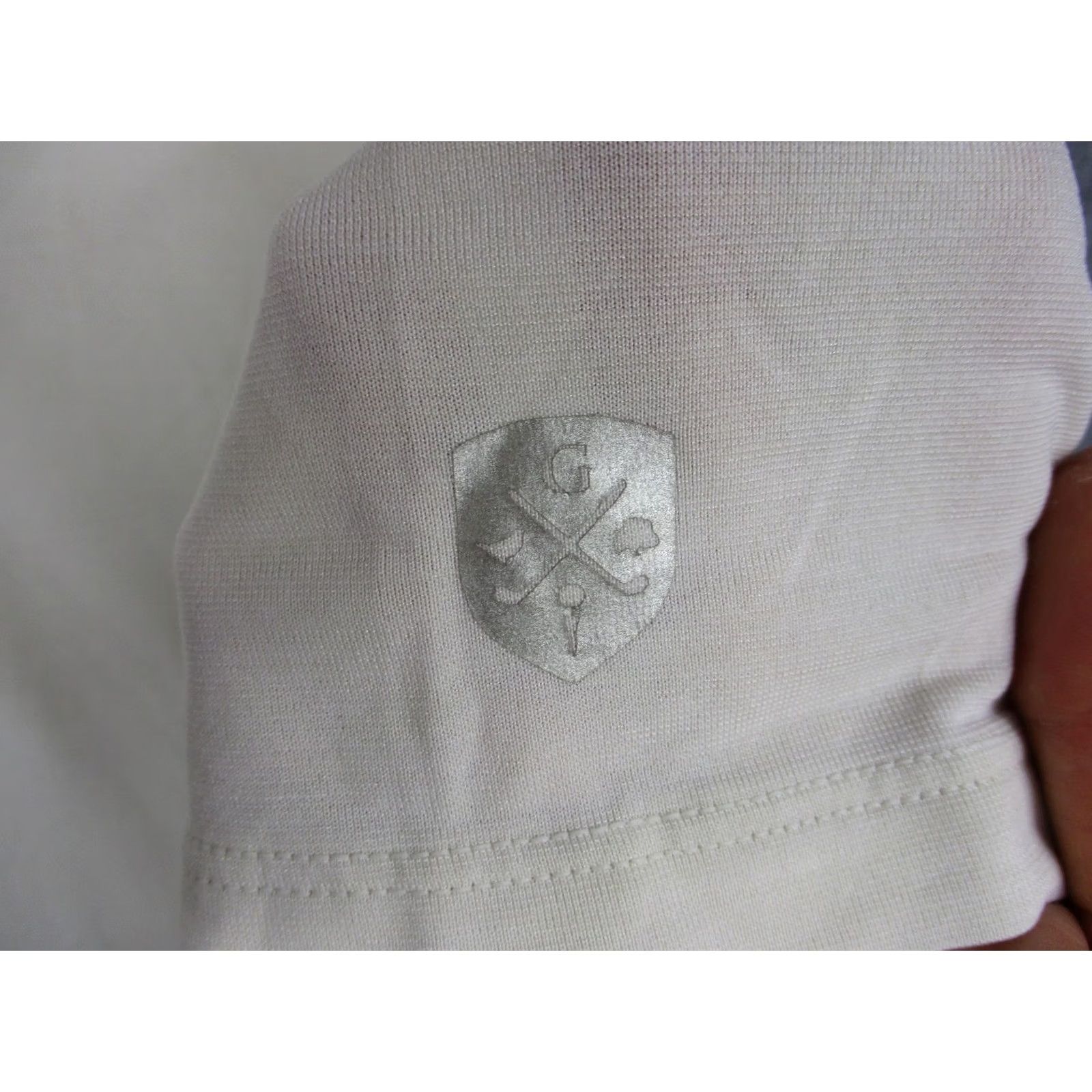 Lululemon Lululemon Polo Shirt Mens XL Beige Golf Crest Logo Performance Stretch Shirt Size US XL / EU 56 / 4 - 3 Thumbnail