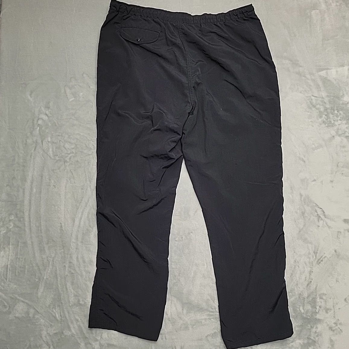 Lands' End VINTAGE Lands' End Track Pants Womens 18 Black Windbreaker Jogger USA Y2K Size 40" / US 18 - 7 Thumbnail